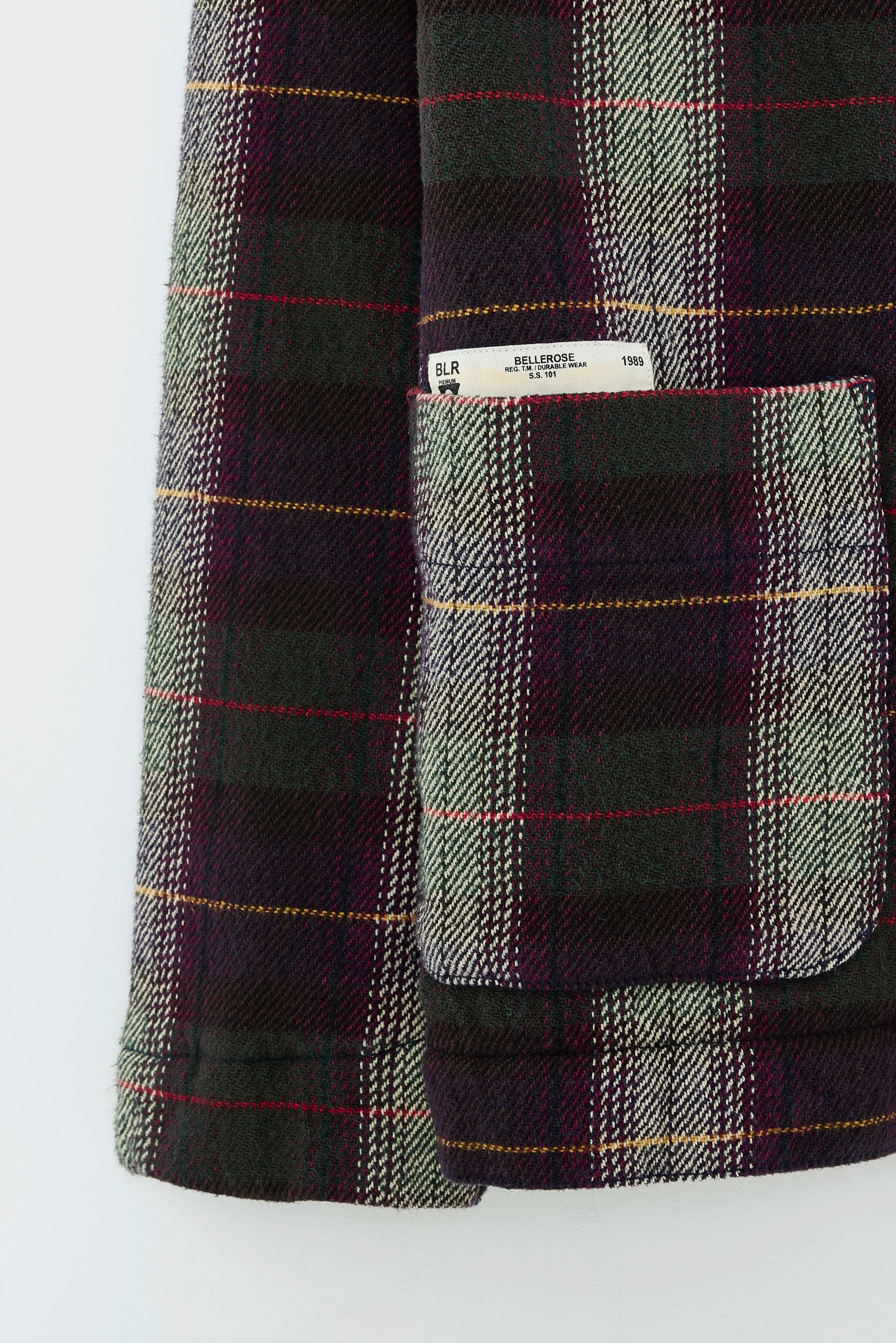 Wayatt Relaxed Overshirt - Bottle / Navy / Wine Voor Jongens | Bellerose