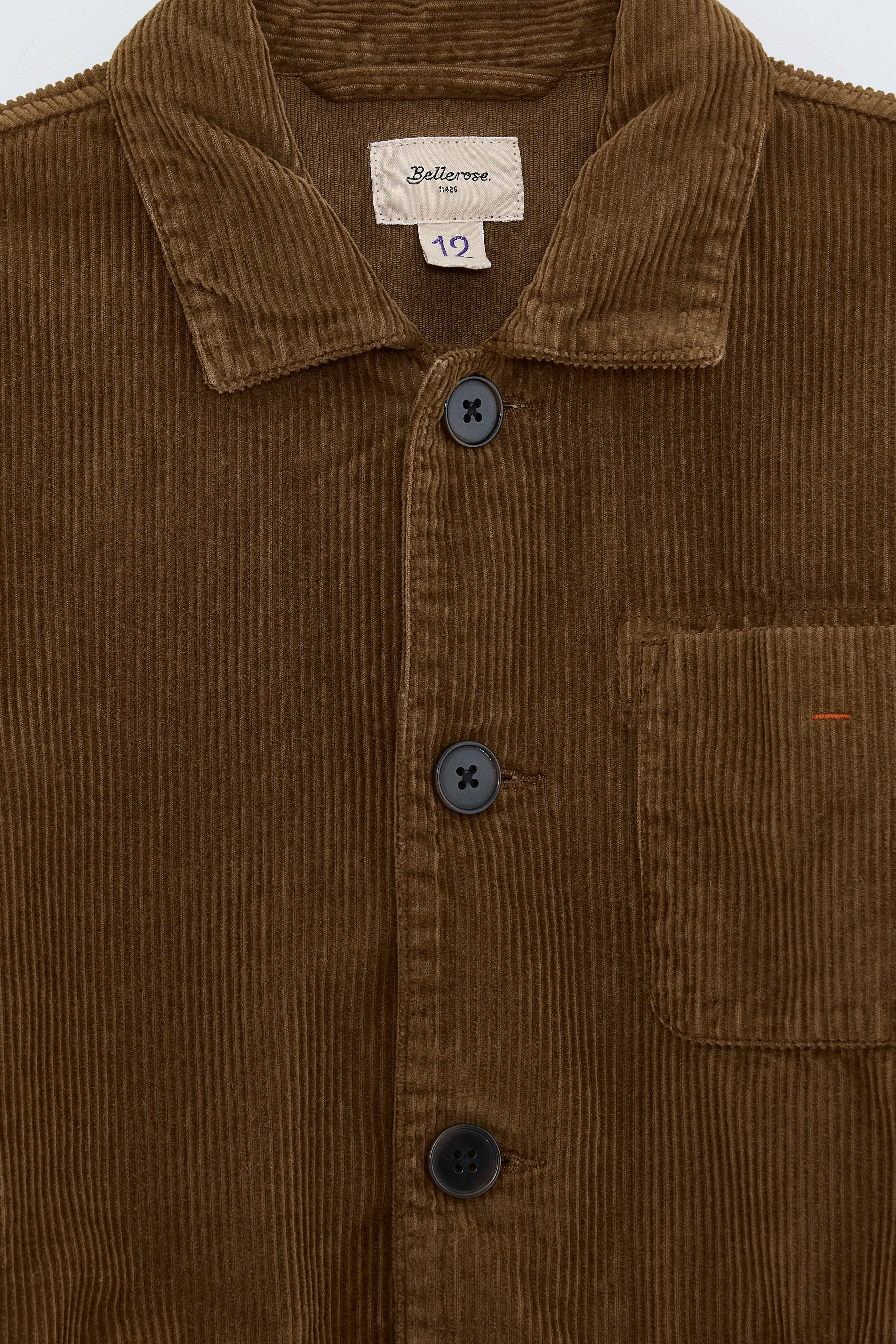 Wayatt Relaxed Overshirt - Racoon For Boys | Bellerose