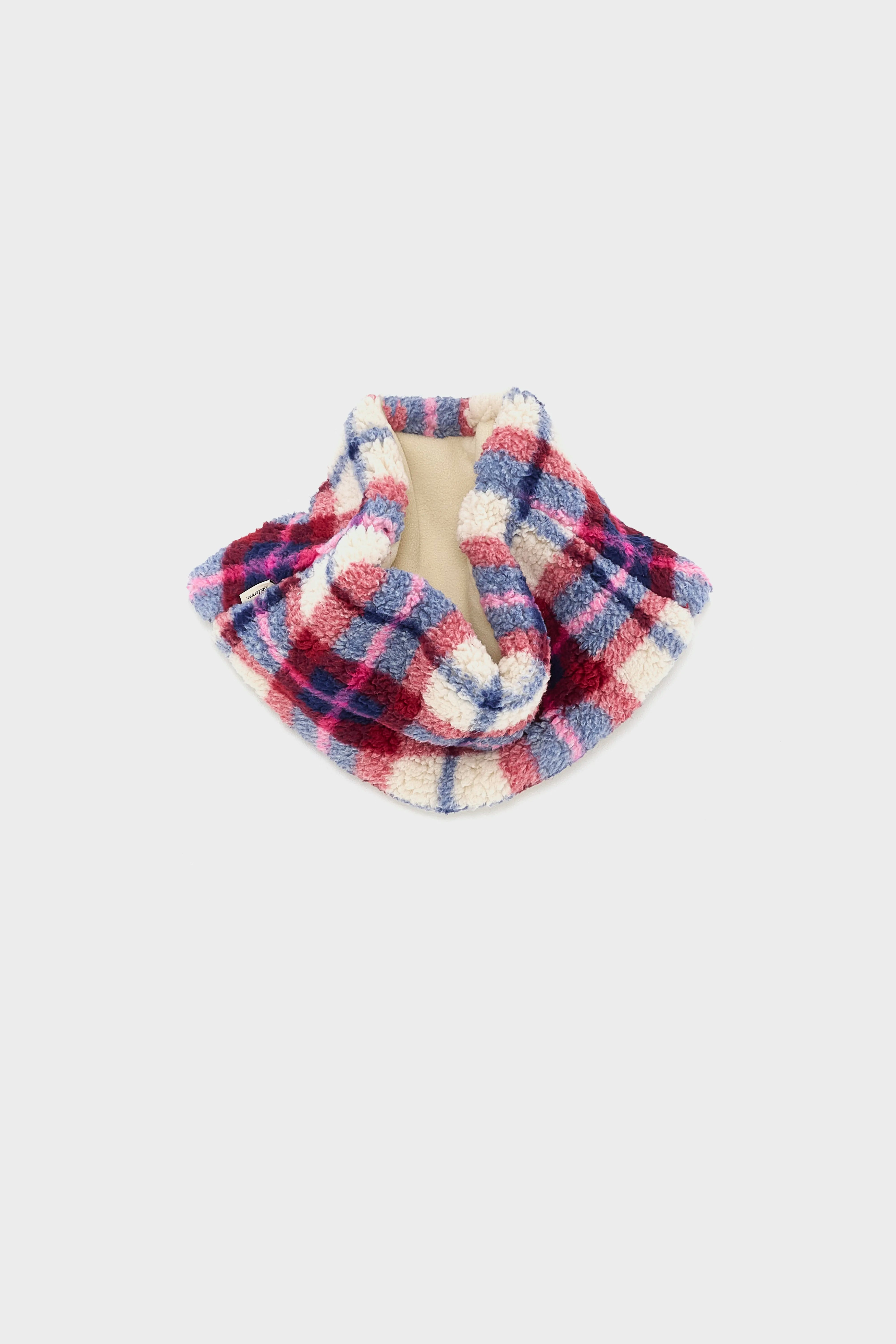 Écharpe De Laine Jany - Cerise / Cream / Worker Pour Fille | Bellerose