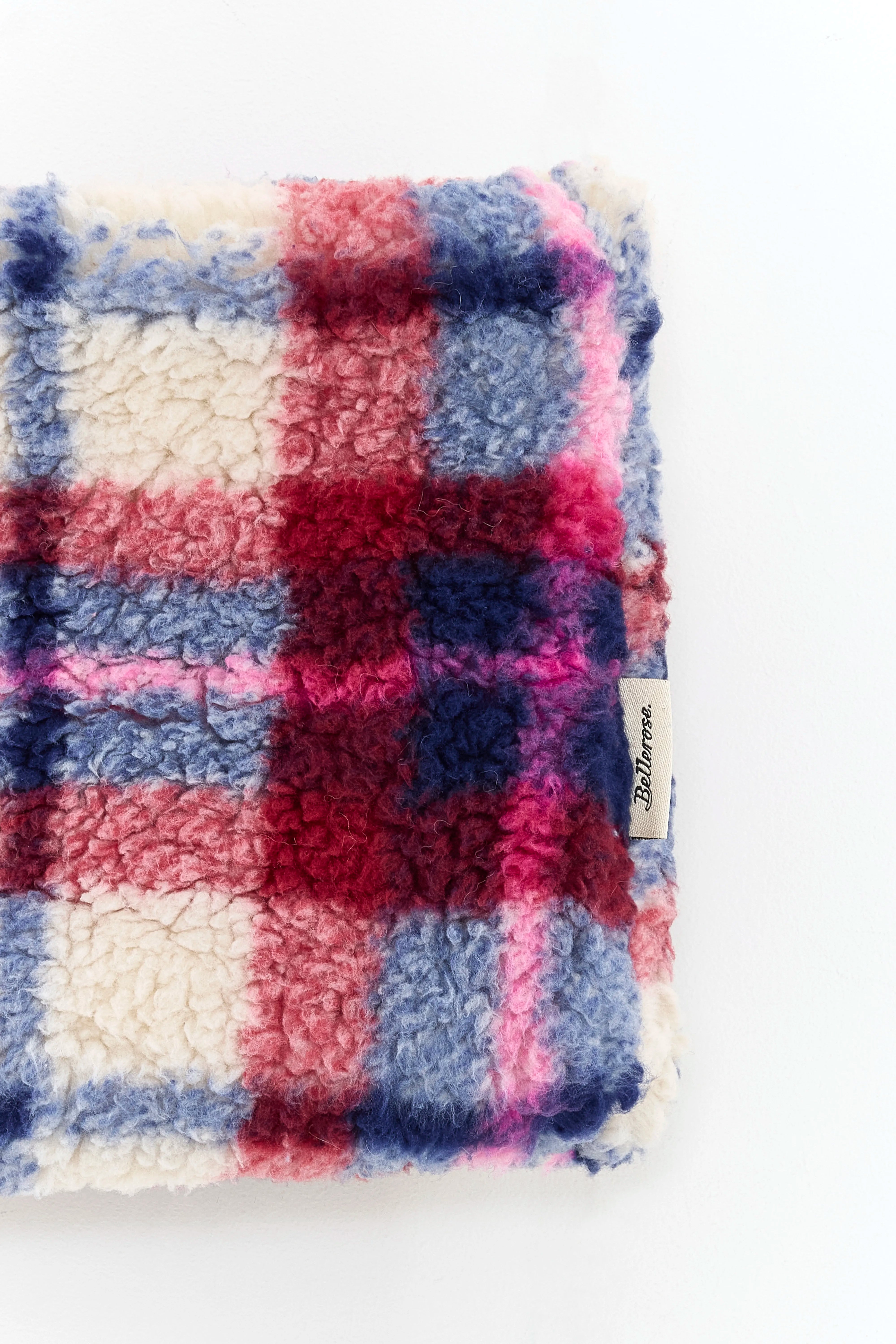 Écharpe De Laine Jany - Cerise / Cream / Worker Pour Fille | Bellerose
