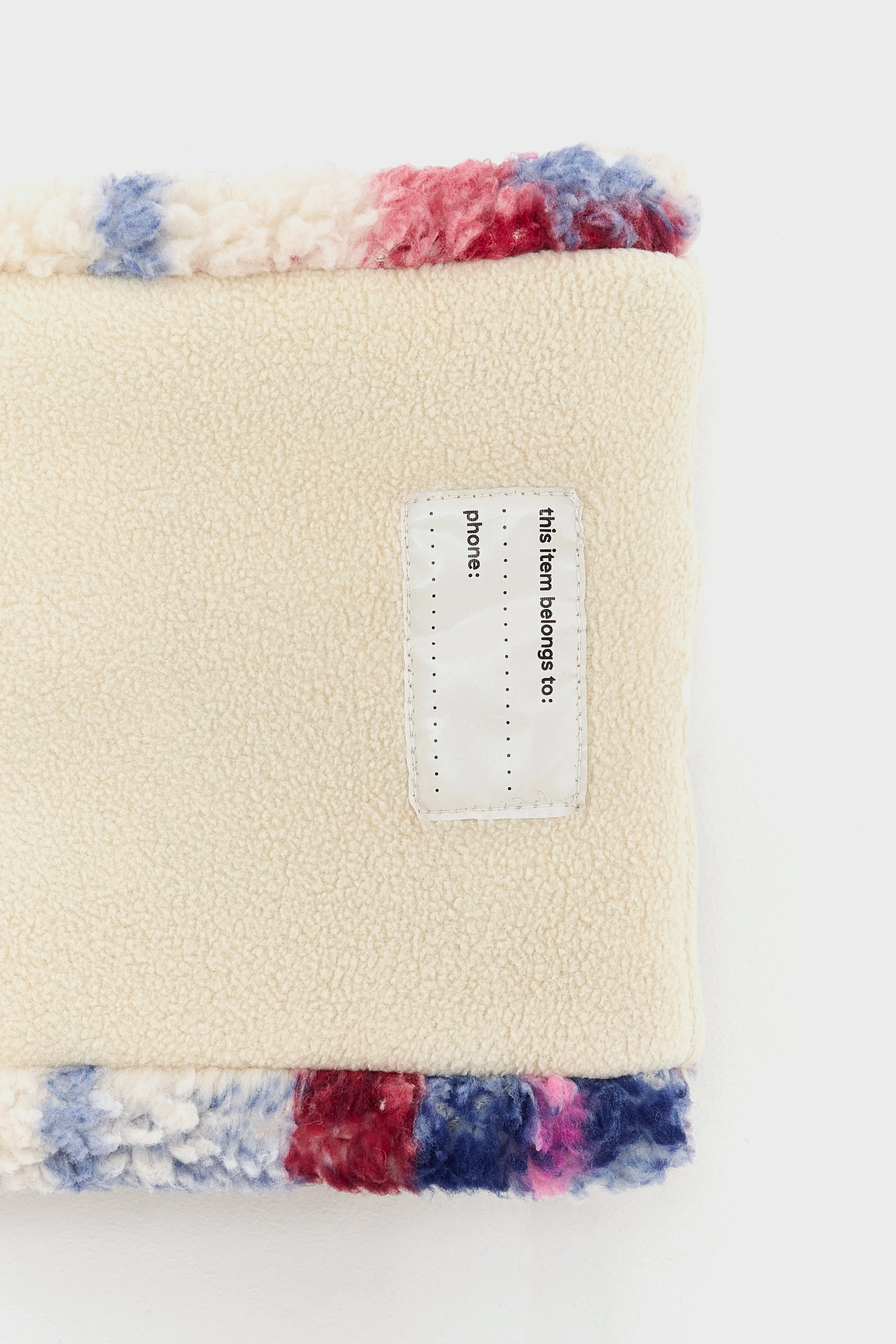 Écharpe De Laine Jany - Cerise / Cream / Worker Pour Fille | Bellerose