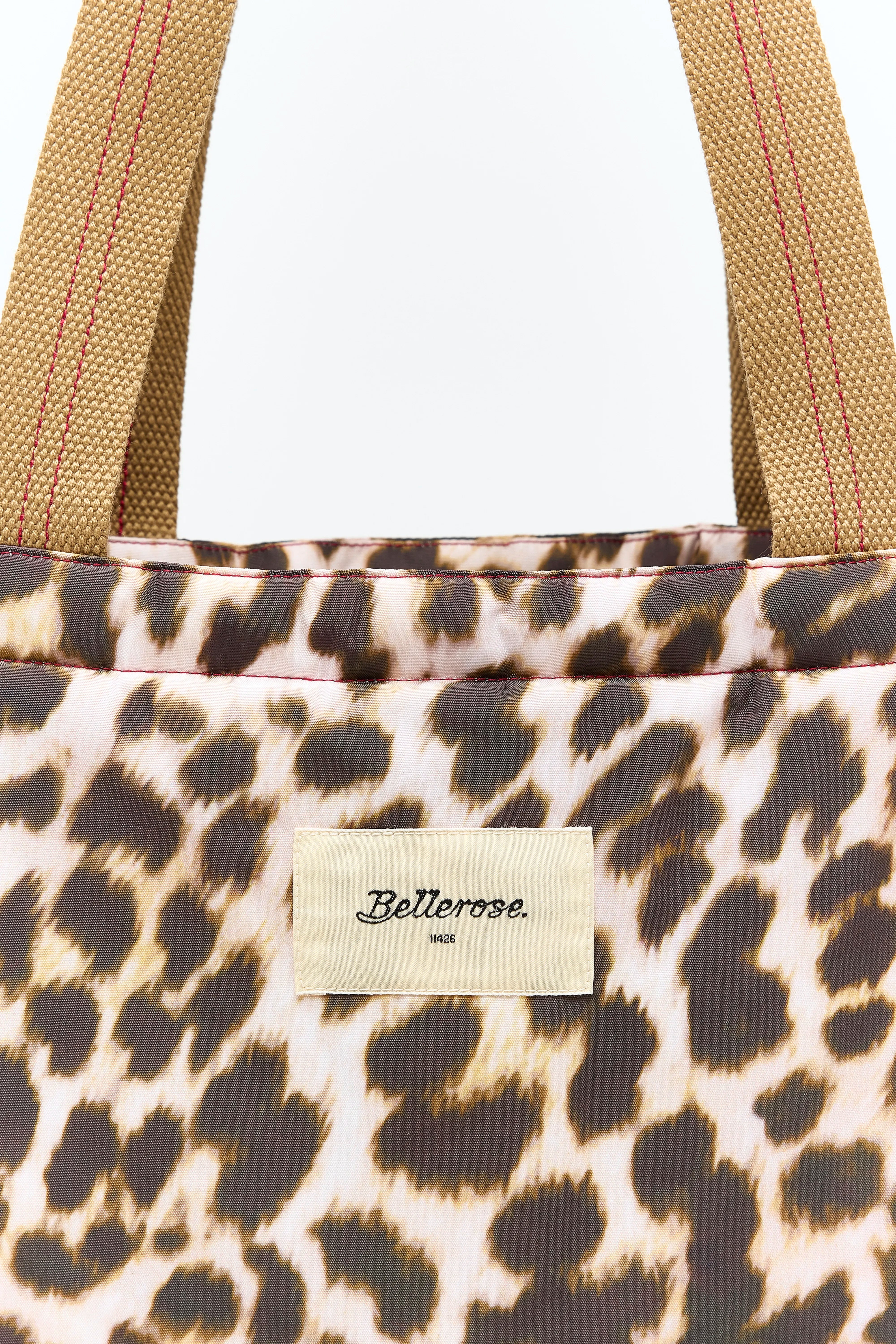 Hecole Tote Bag - Beige / Dark roast For Girls | Bellerose