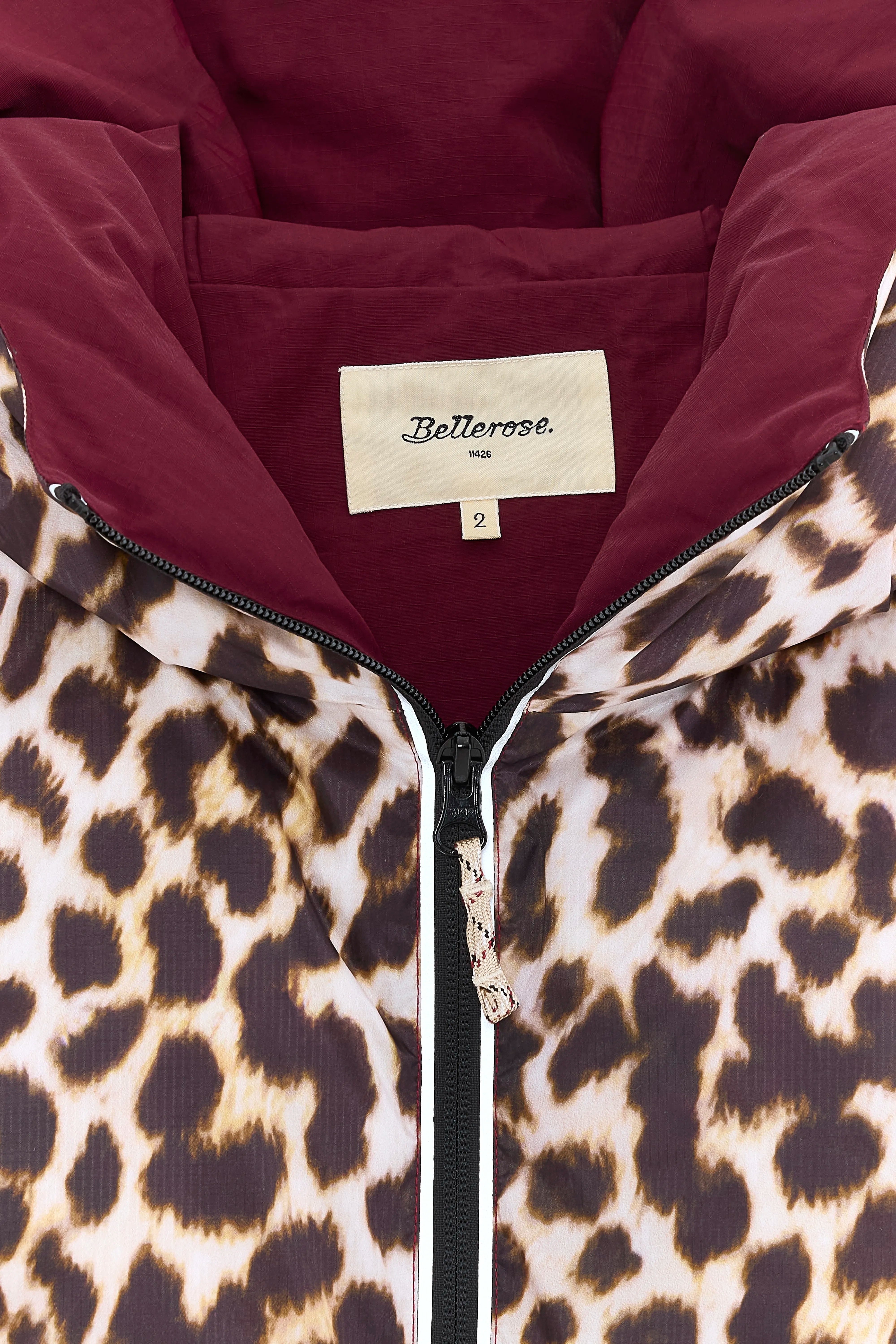 Hoody Hood - Beige / Dark roast / Wine For Girls | Bellerose