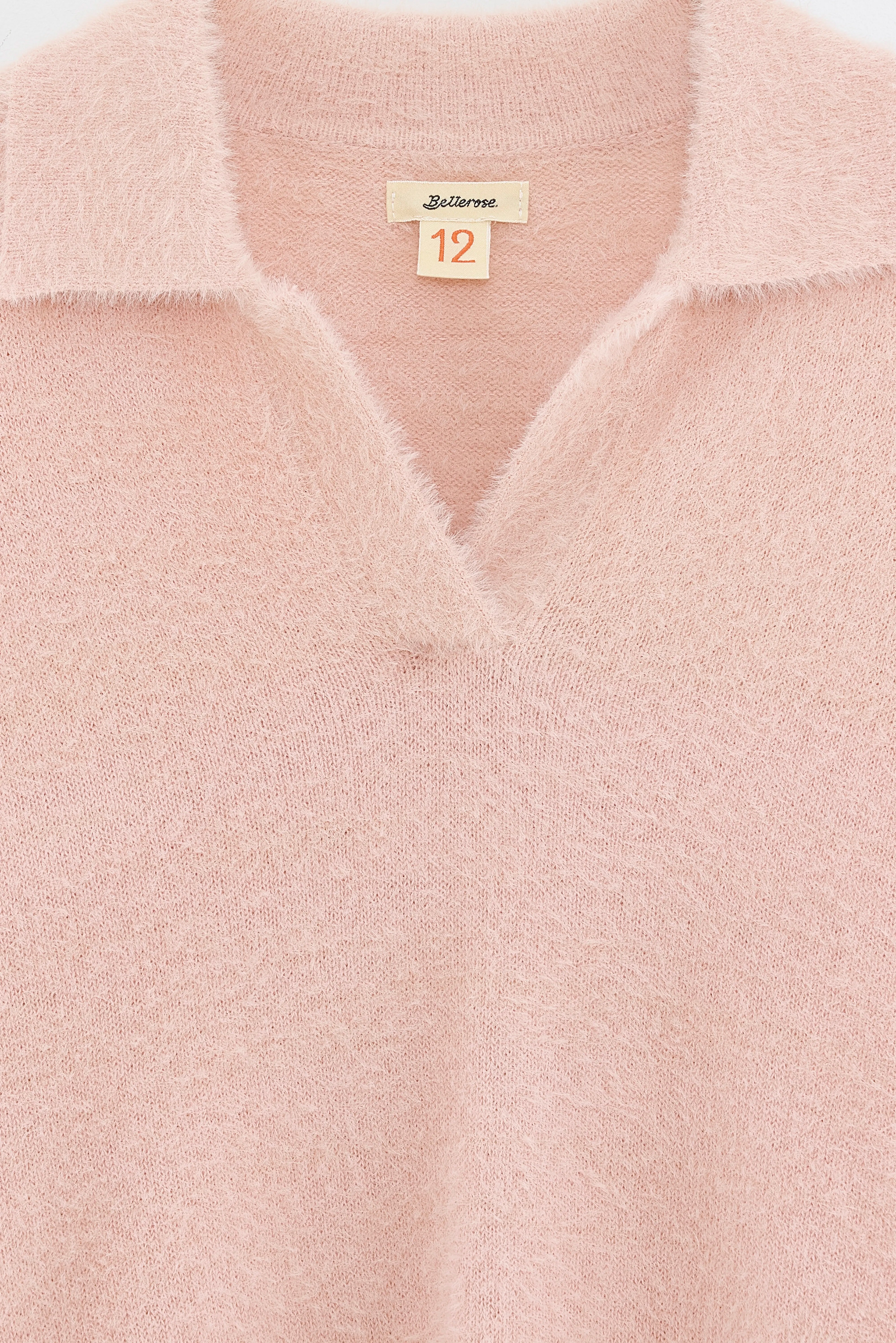 Golak Trui Met Polo Hals - Lipstick / Rosie Voor Meisjes | Bellerose