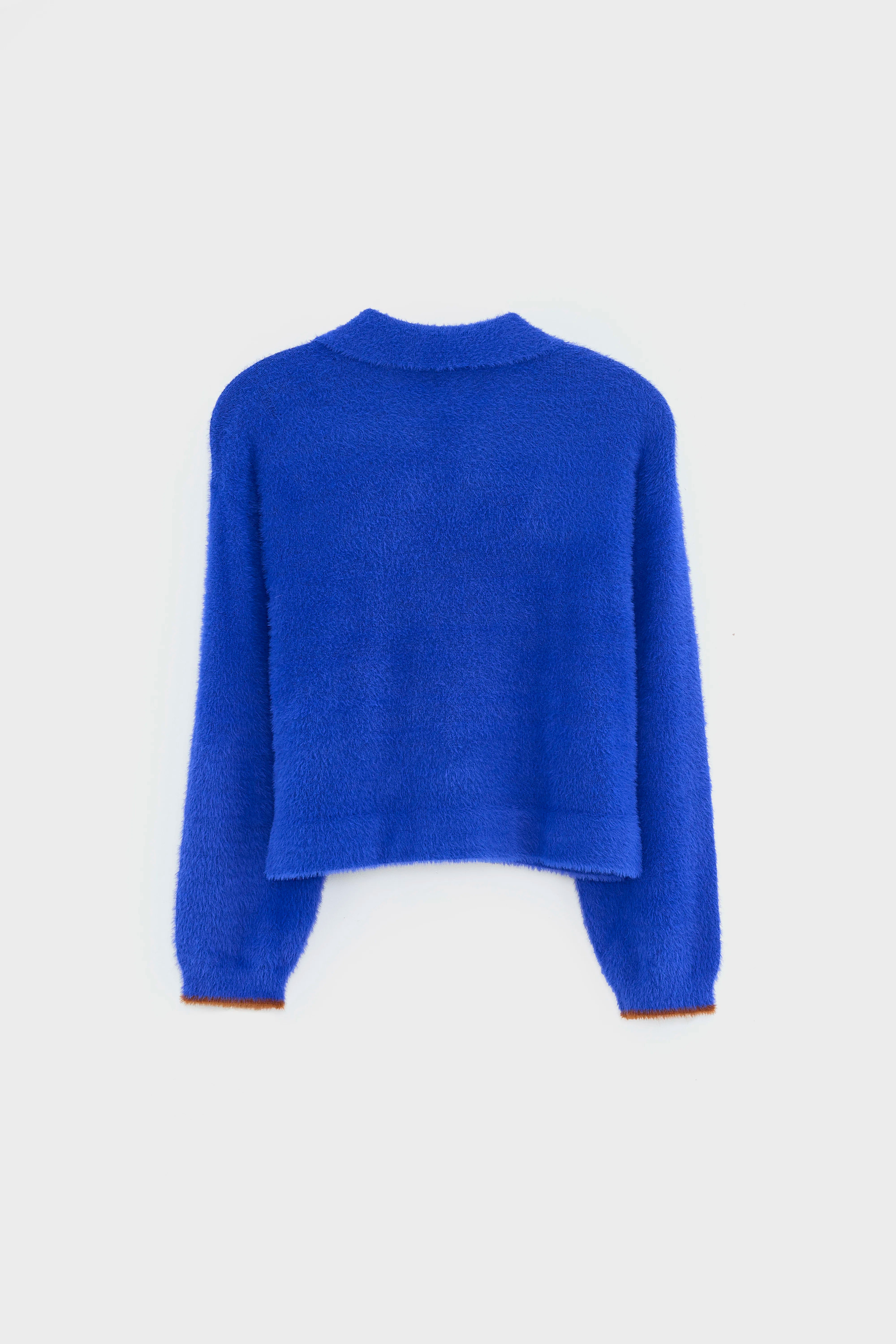 Golak Trui Met Polo Hals - Blueworker / Brown sugar Voor Meisjes | Bellerose
