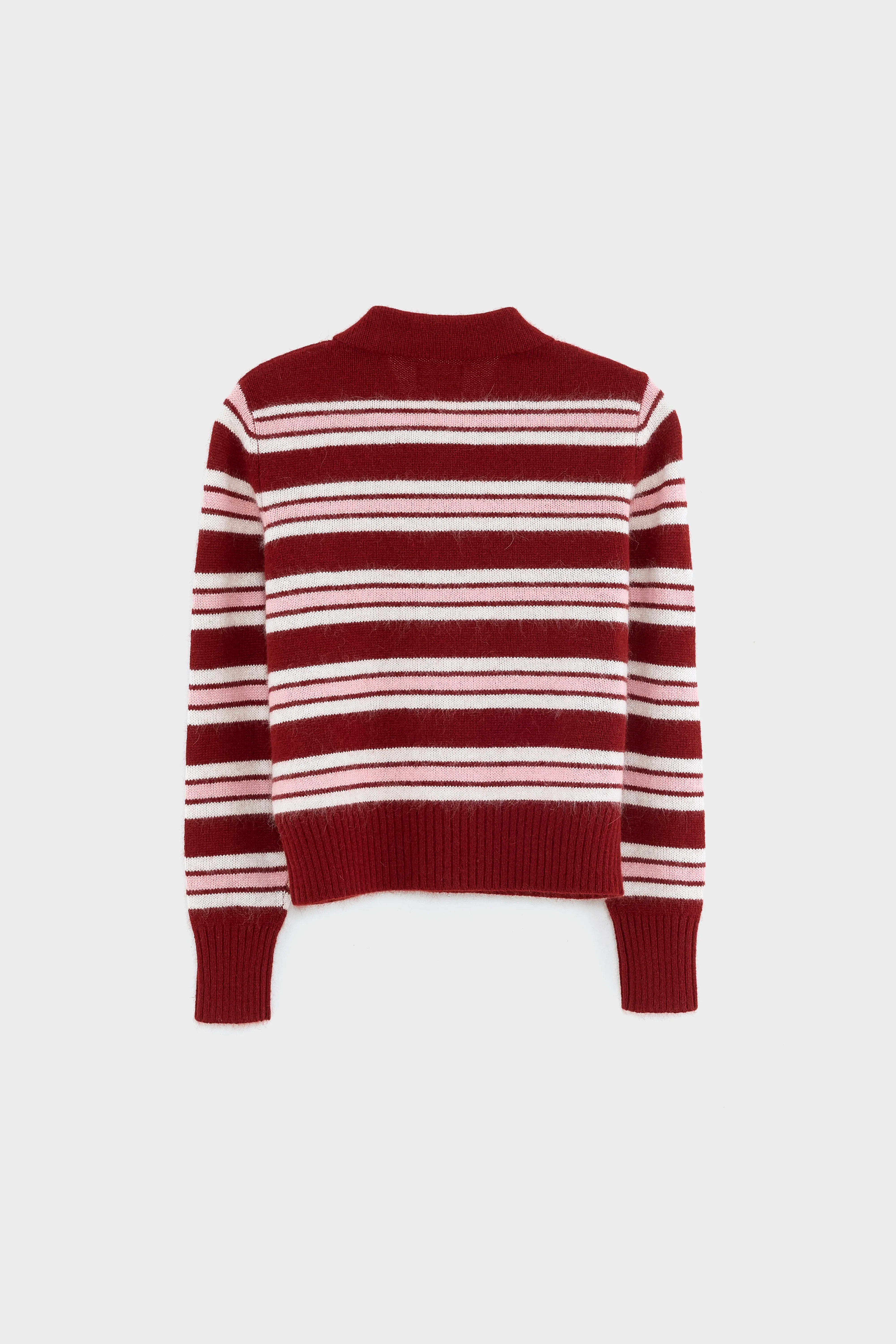 Pull À Col Polo Gimol - Antique white / Dusk / Malbec Pour Fille | Bellerose