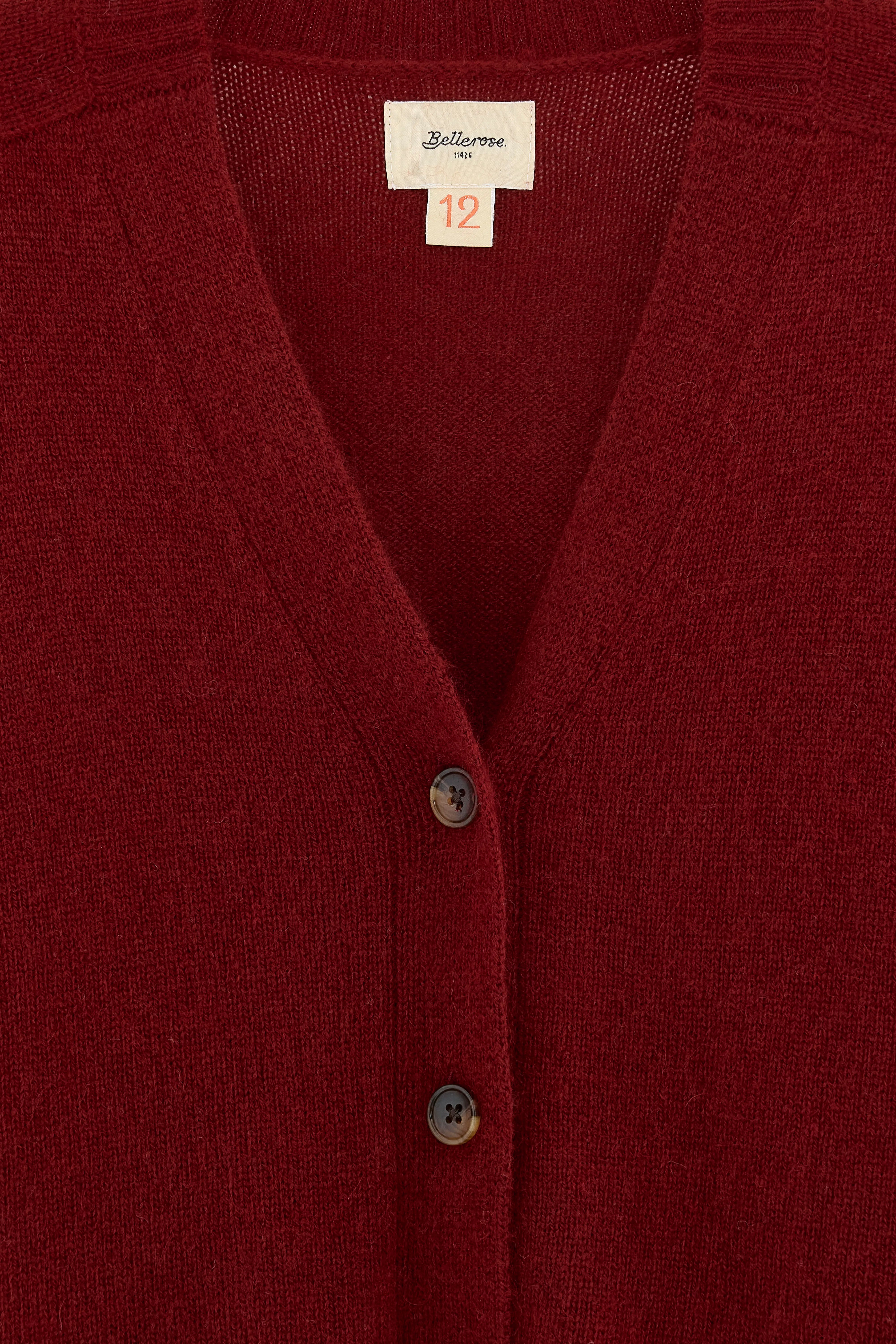 Gomp Lange Cardigan - Malbec Voor Meisjes | Bellerose