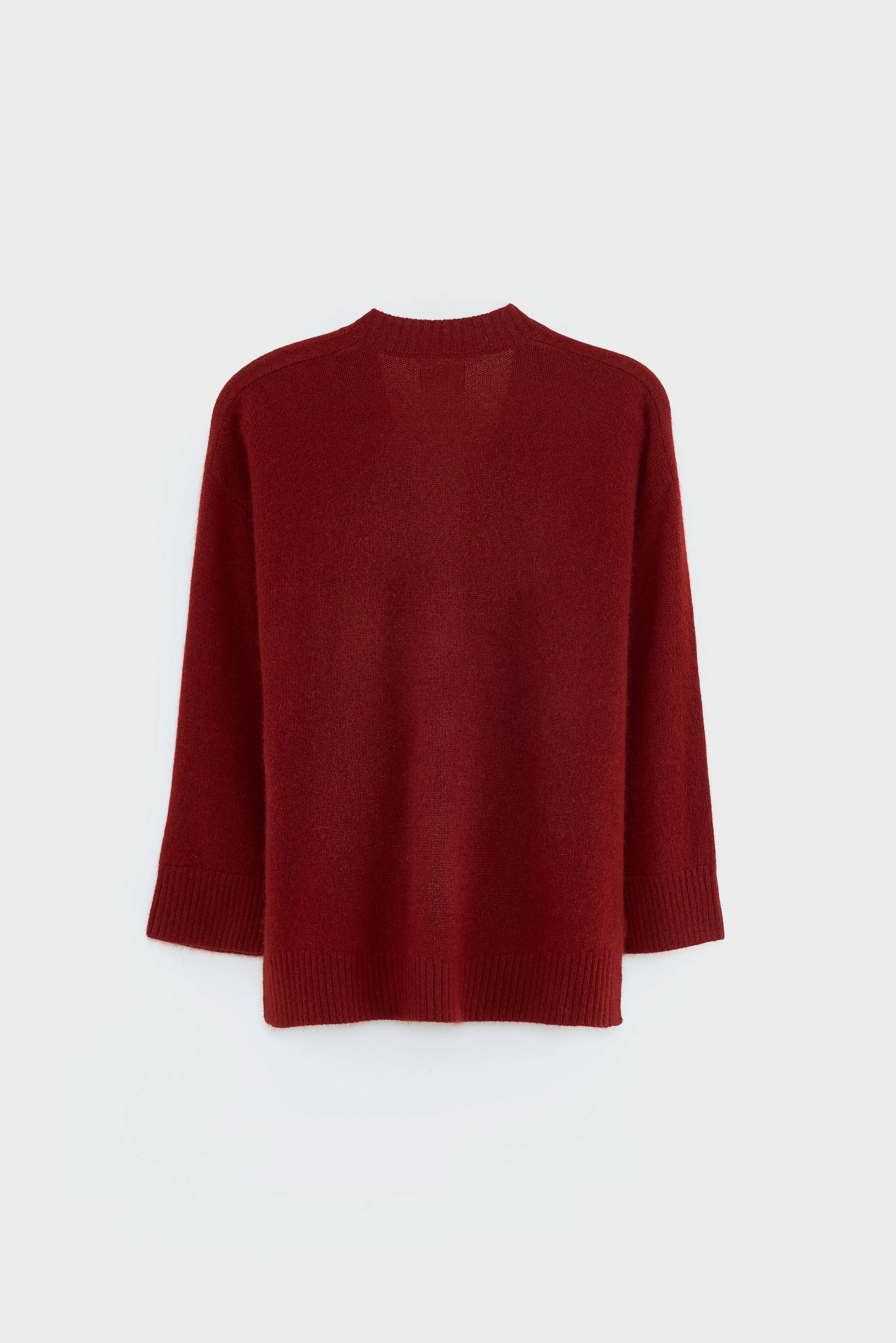 Gomp lange cardigan (252 / G / MALBEC)