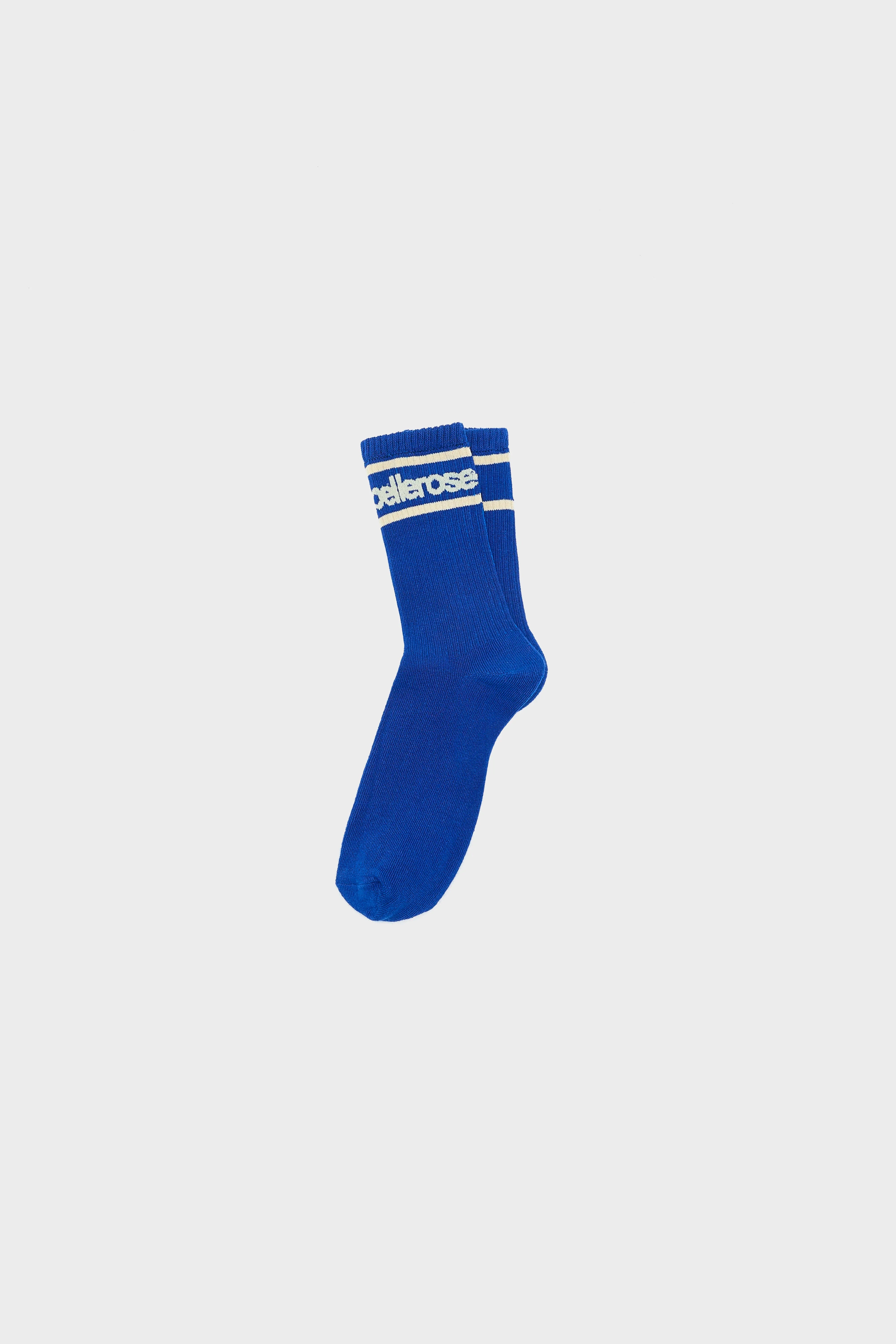 Vigil Crew Socks - Lazuli / Swan For Girls | Bellerose