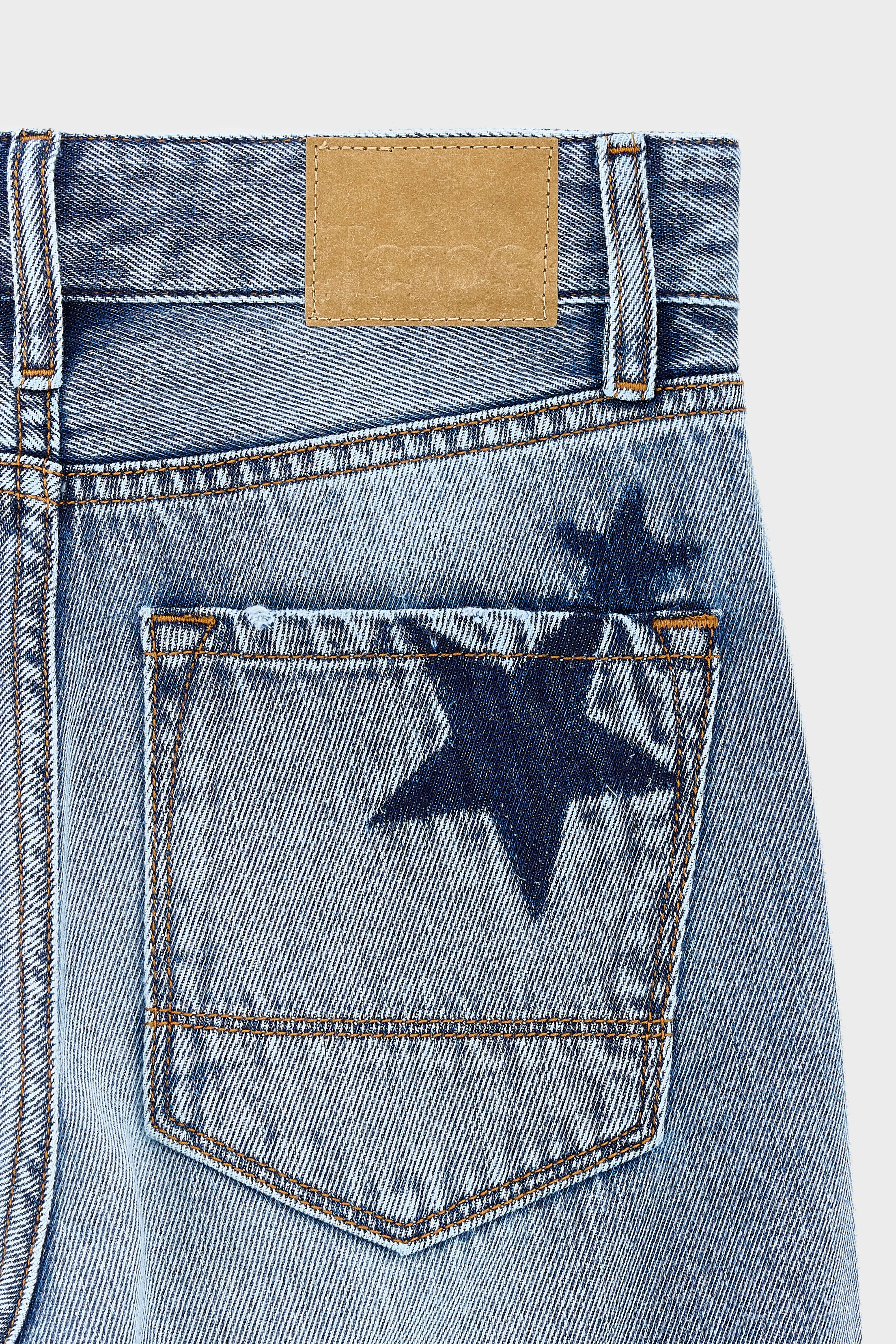 Popies Flared Jeans - Lt blue stone For Girls | Bellerose