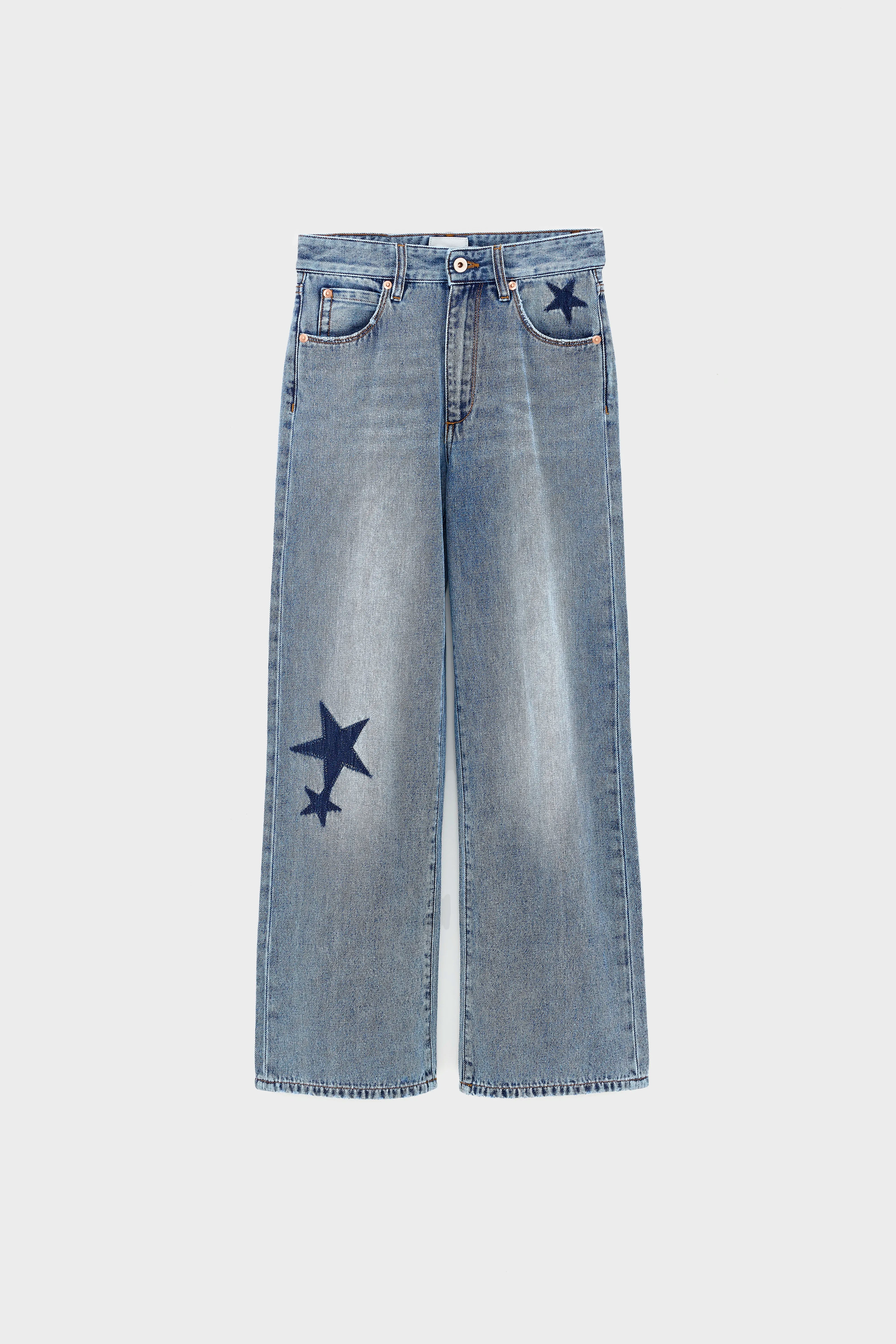 Popies Flared Jeans - Lt blue stone For Girls | Bellerose
