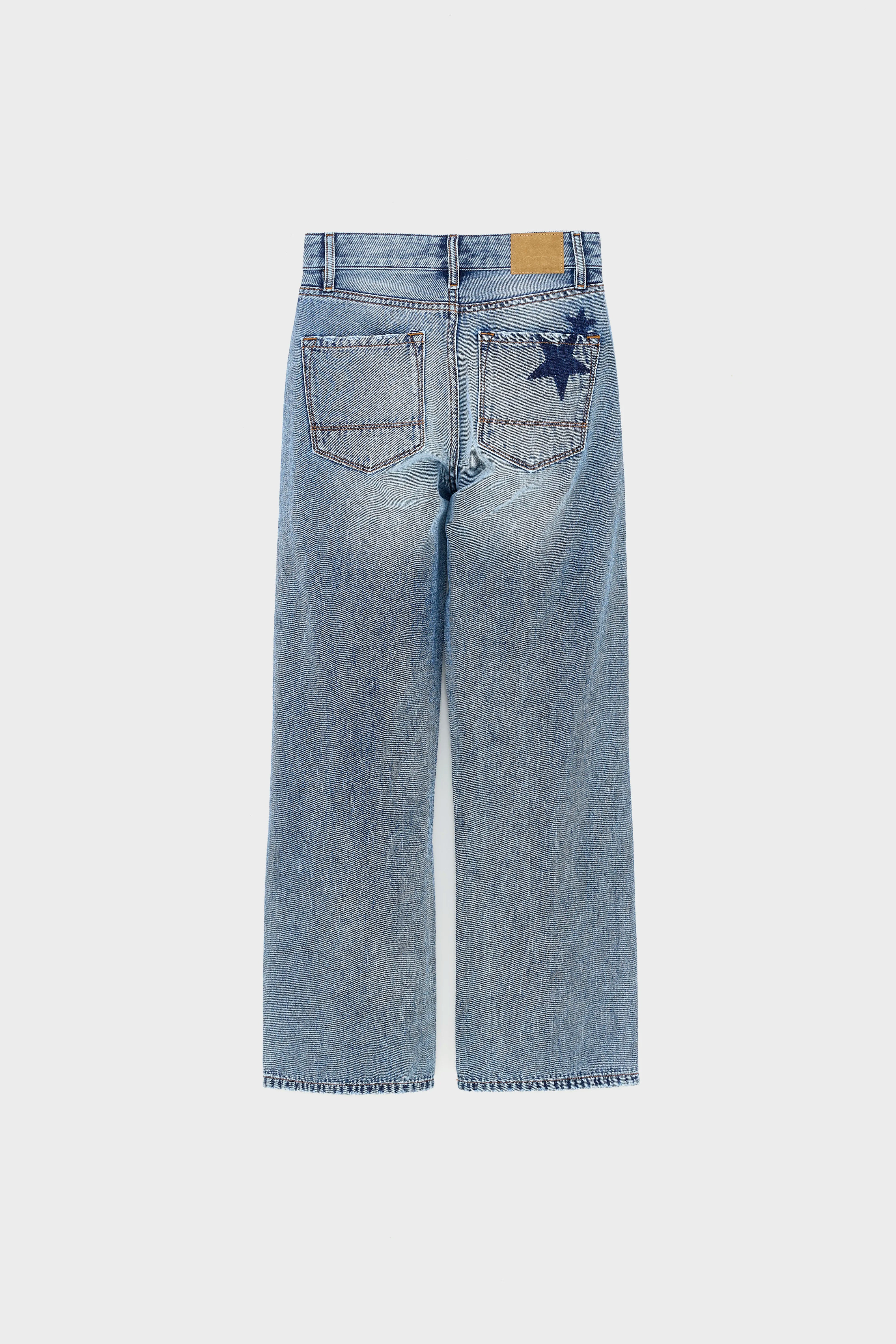Popies Flared Jeans - Lt blue stone For Girls | Bellerose