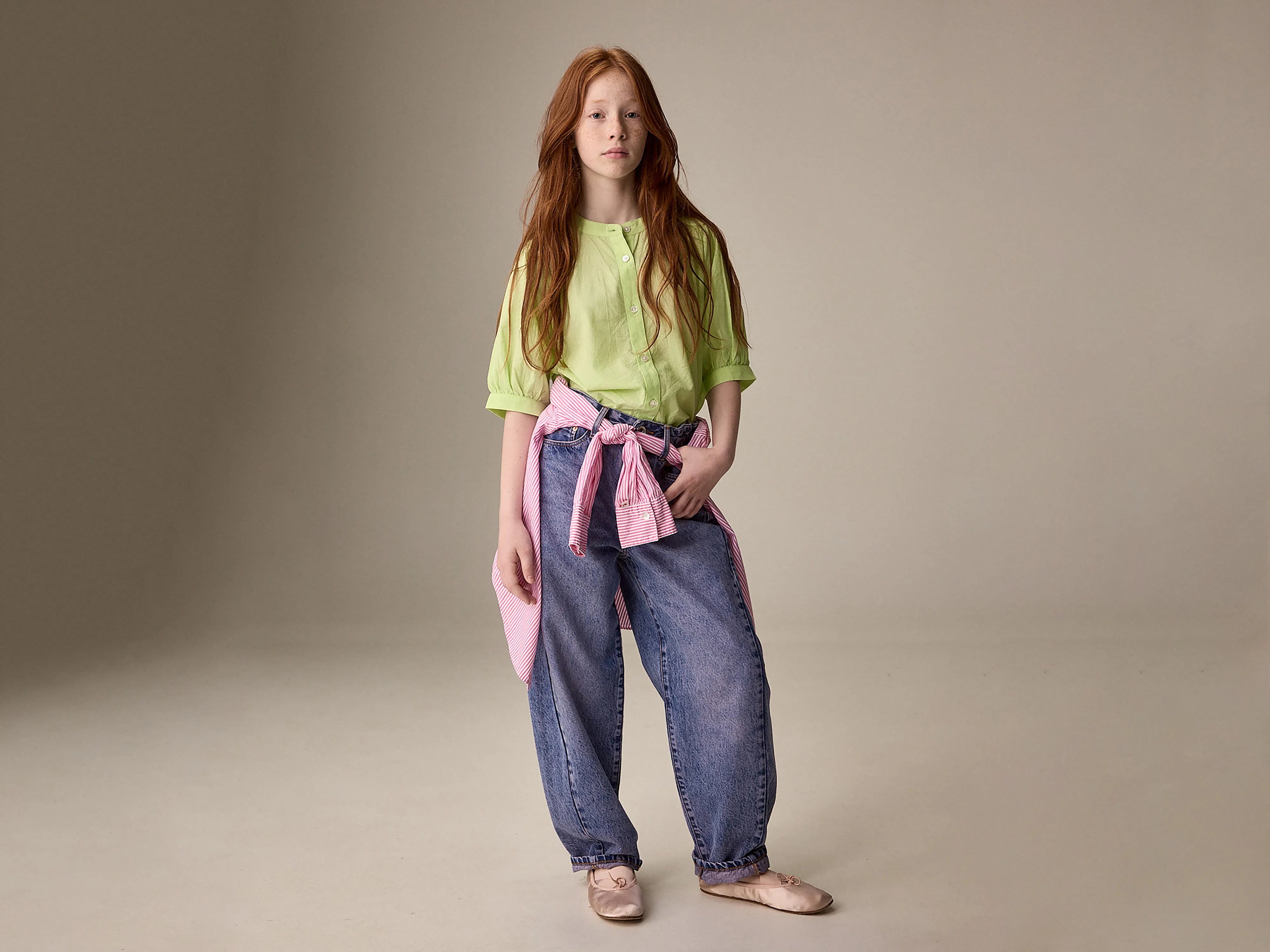 Jean ballon Parady (261 / G / PINK BLUE STONE)