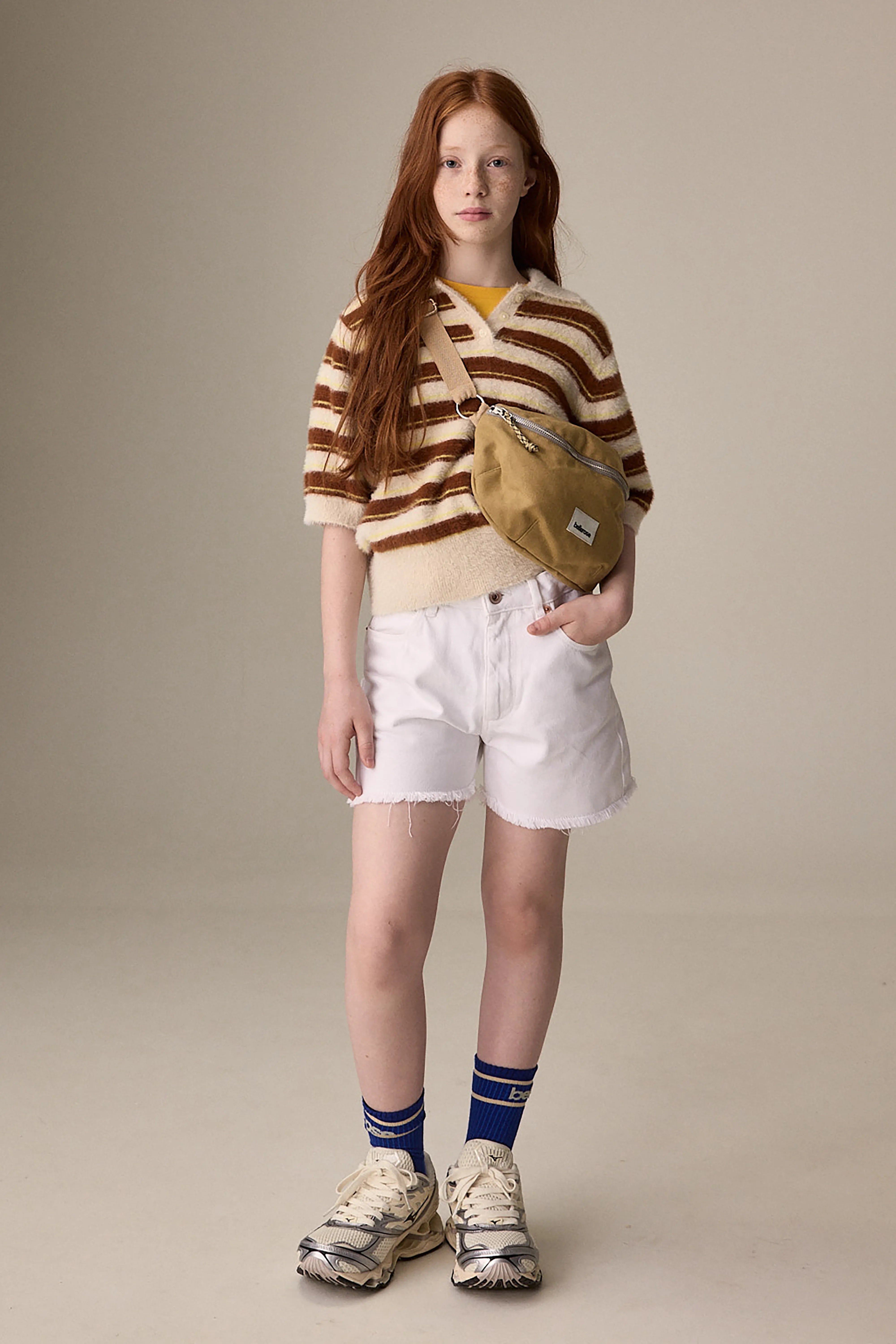 Kyle Denim Shorts - White Voor Meisjes | Bellerose