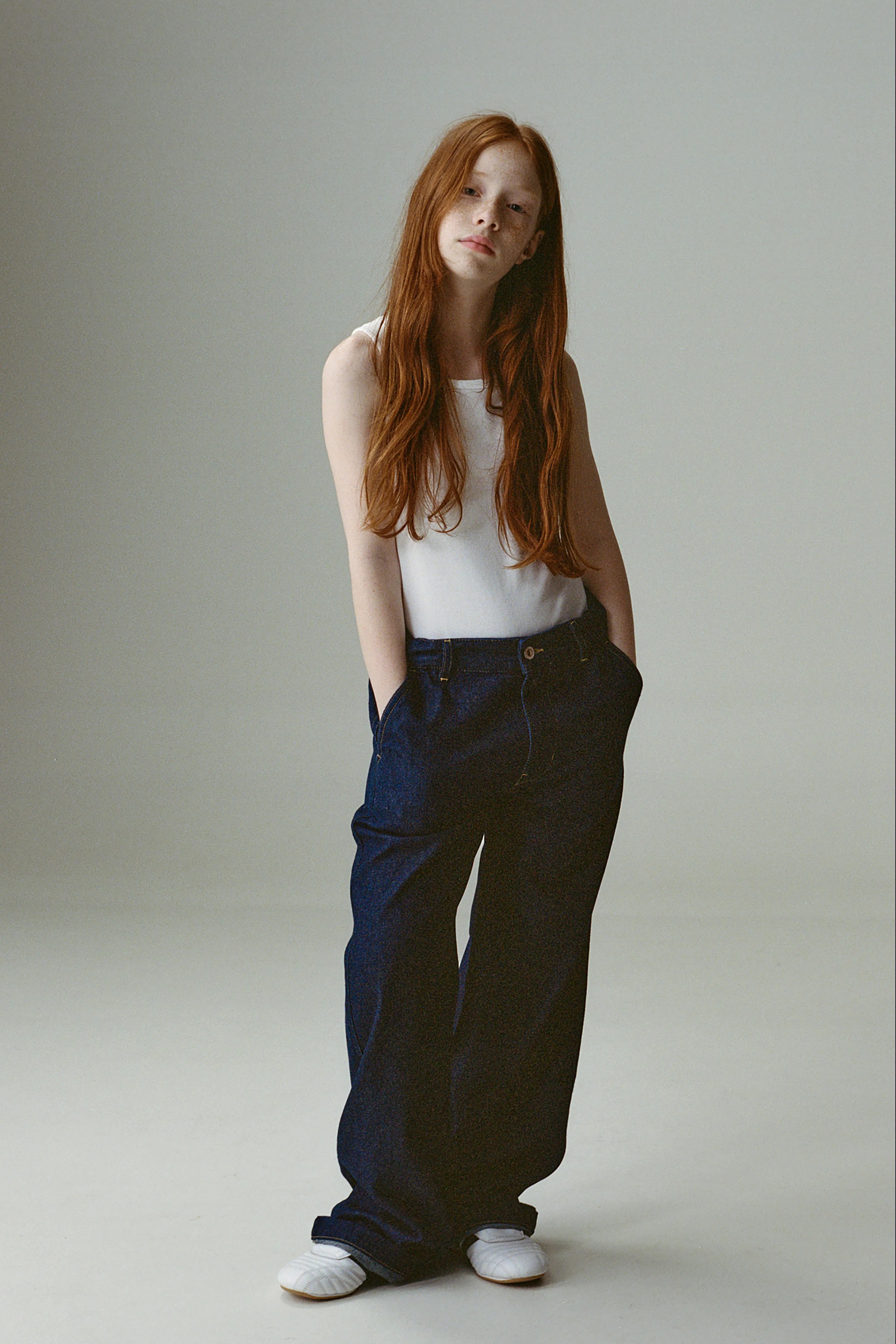 Jean Large Kristin - Rinse Pour Fille | Bellerose