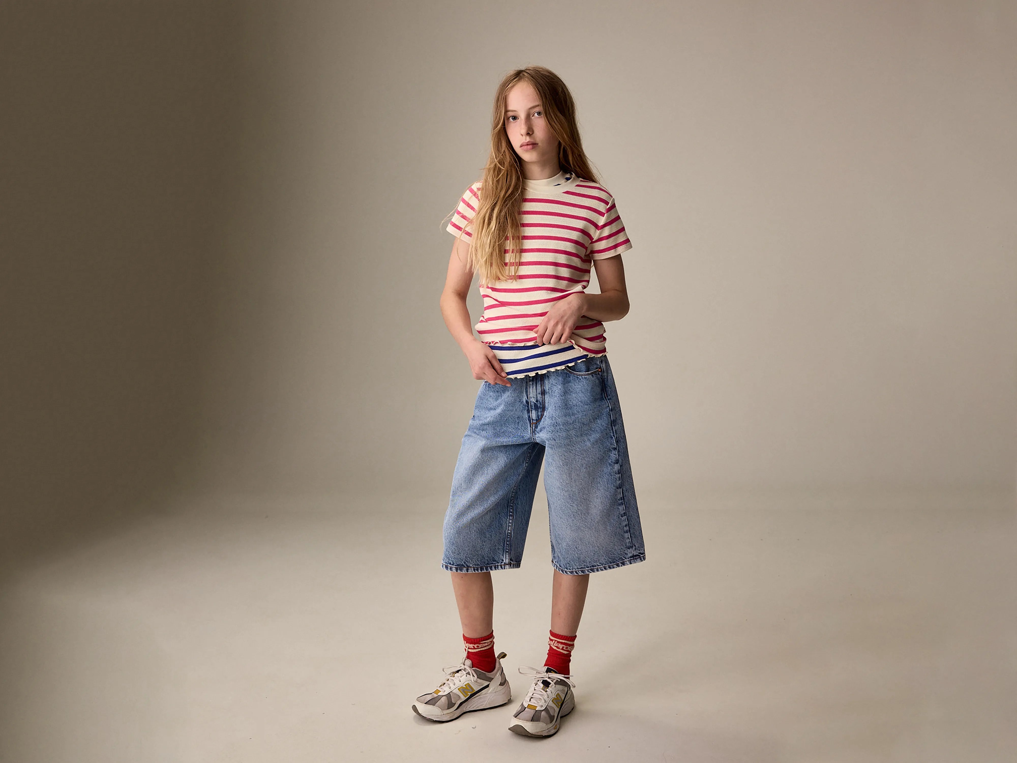 Phebe bermuda shorts (261 / G / LT BLUE STONE)