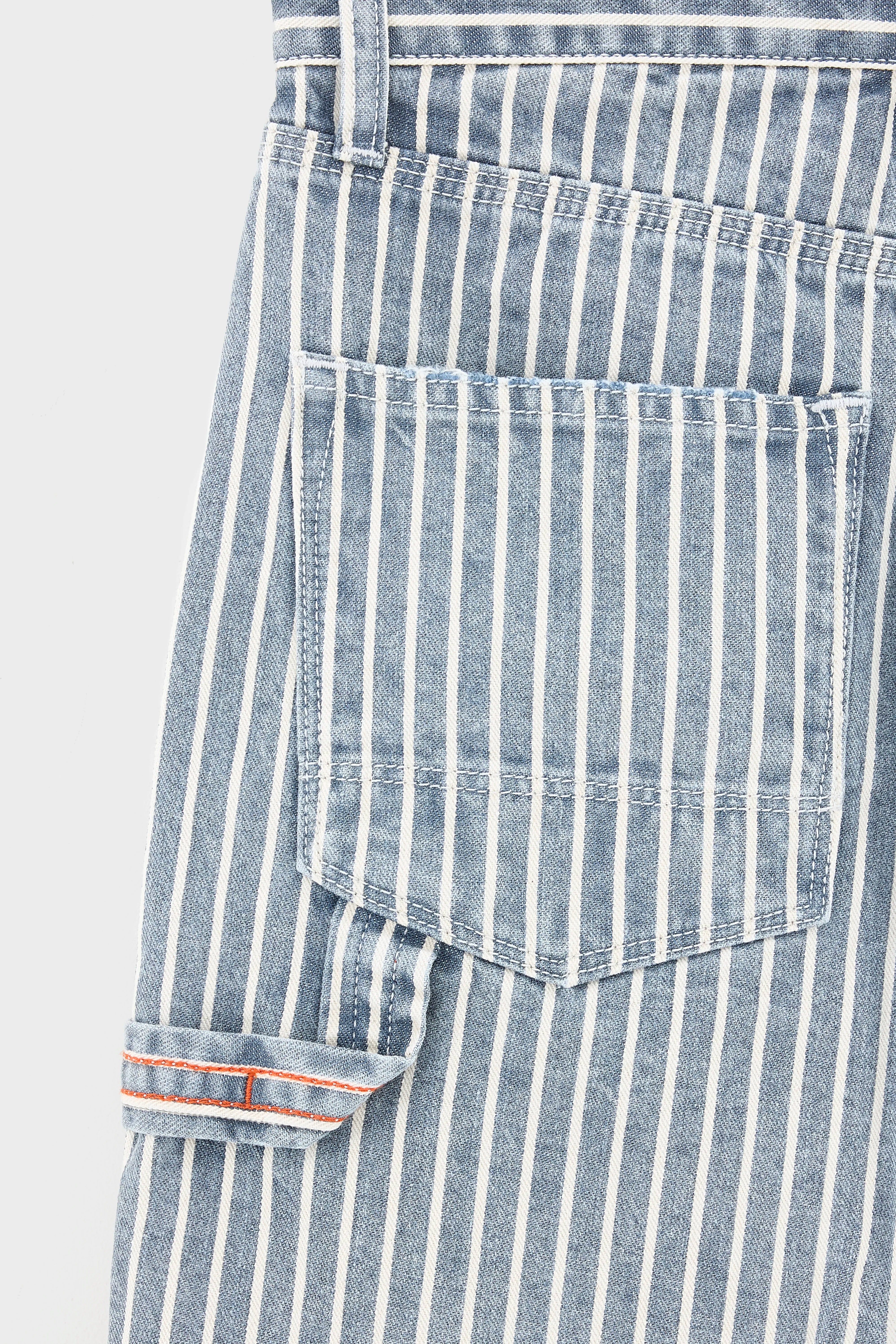 Peers denim shorts (261 / B / STRIPE A)