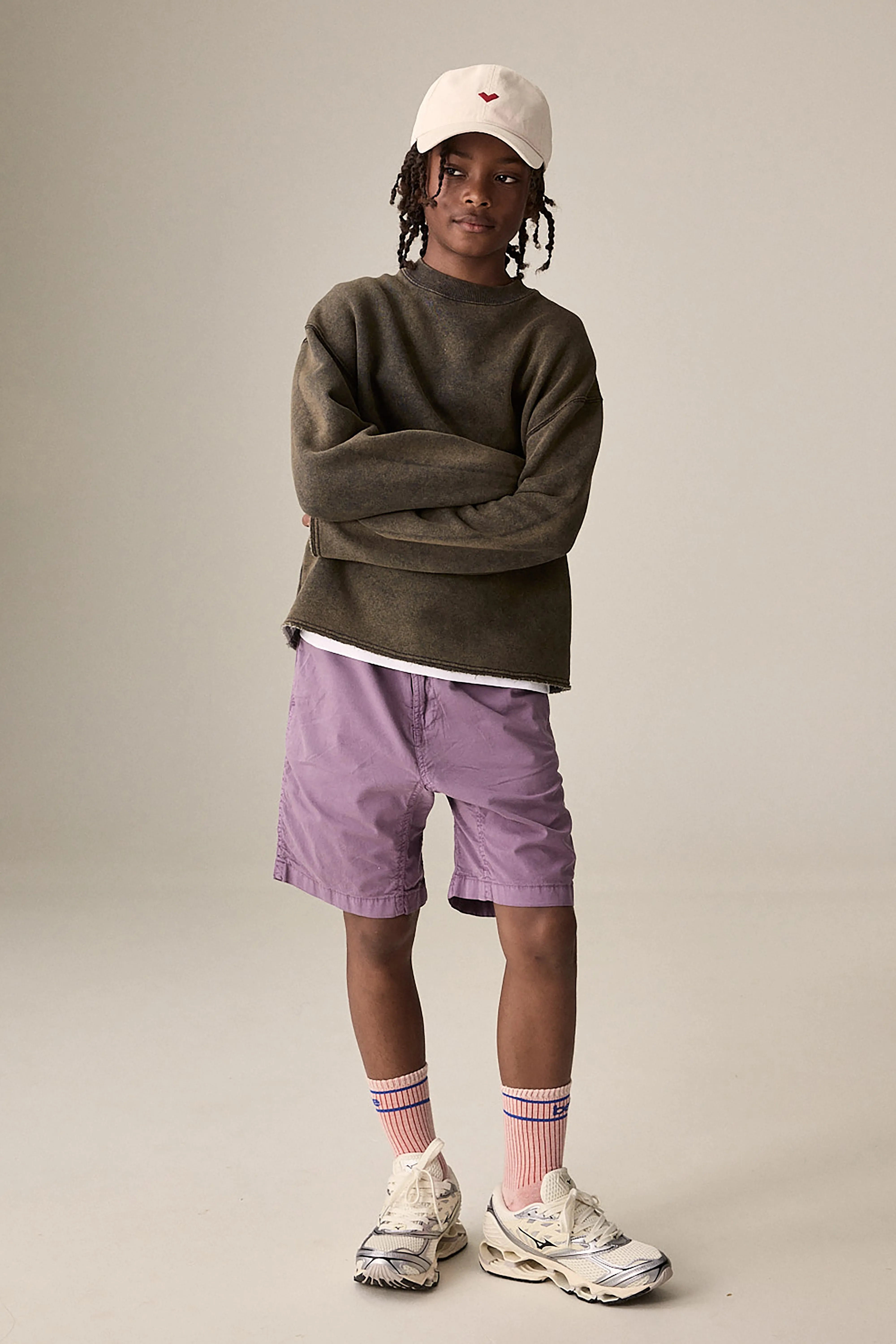 Wessy Relaxte Short - Heather Voor Jongens | Bellerose