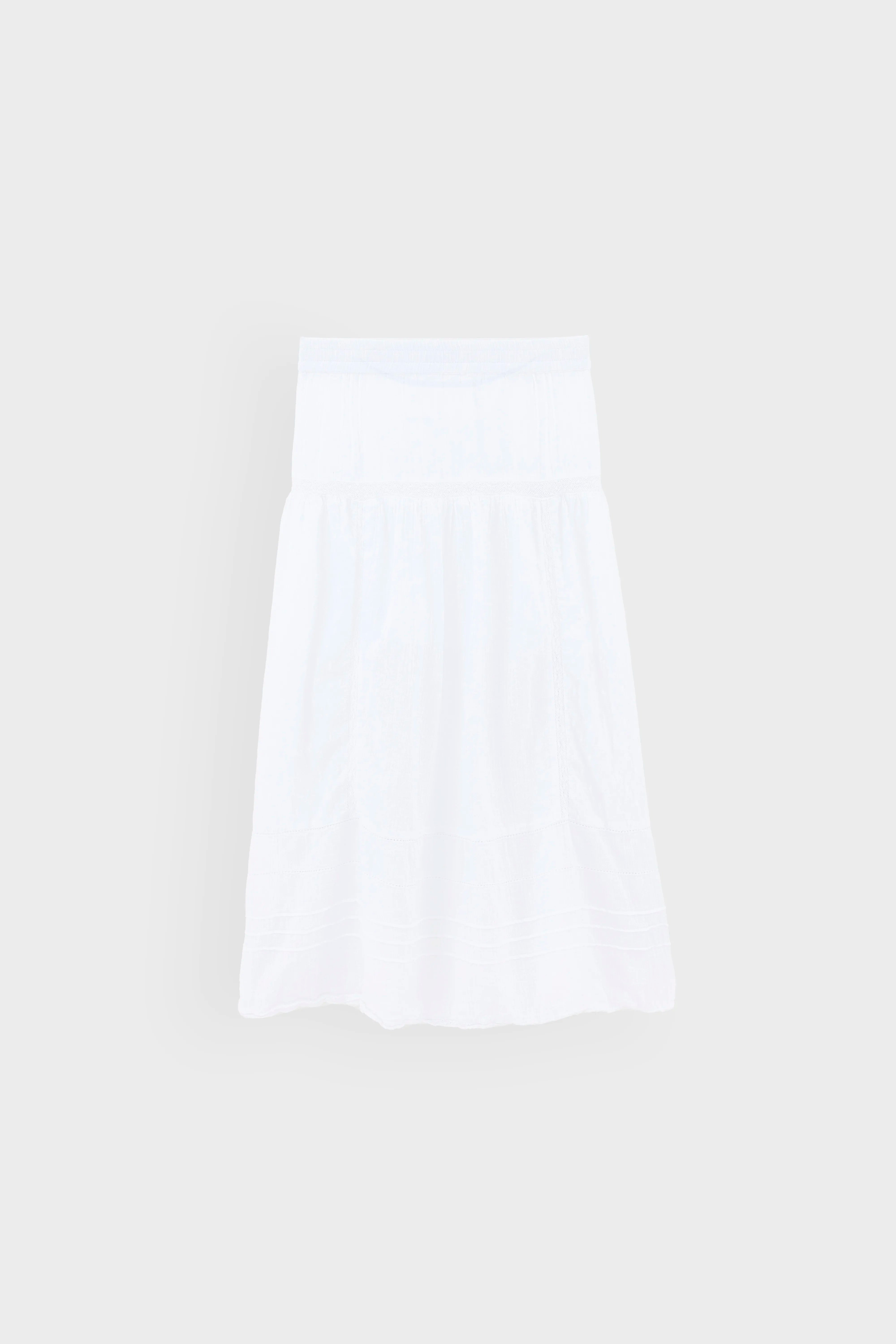 Hocus Lange Rok - White Voor Meisjes | Bellerose