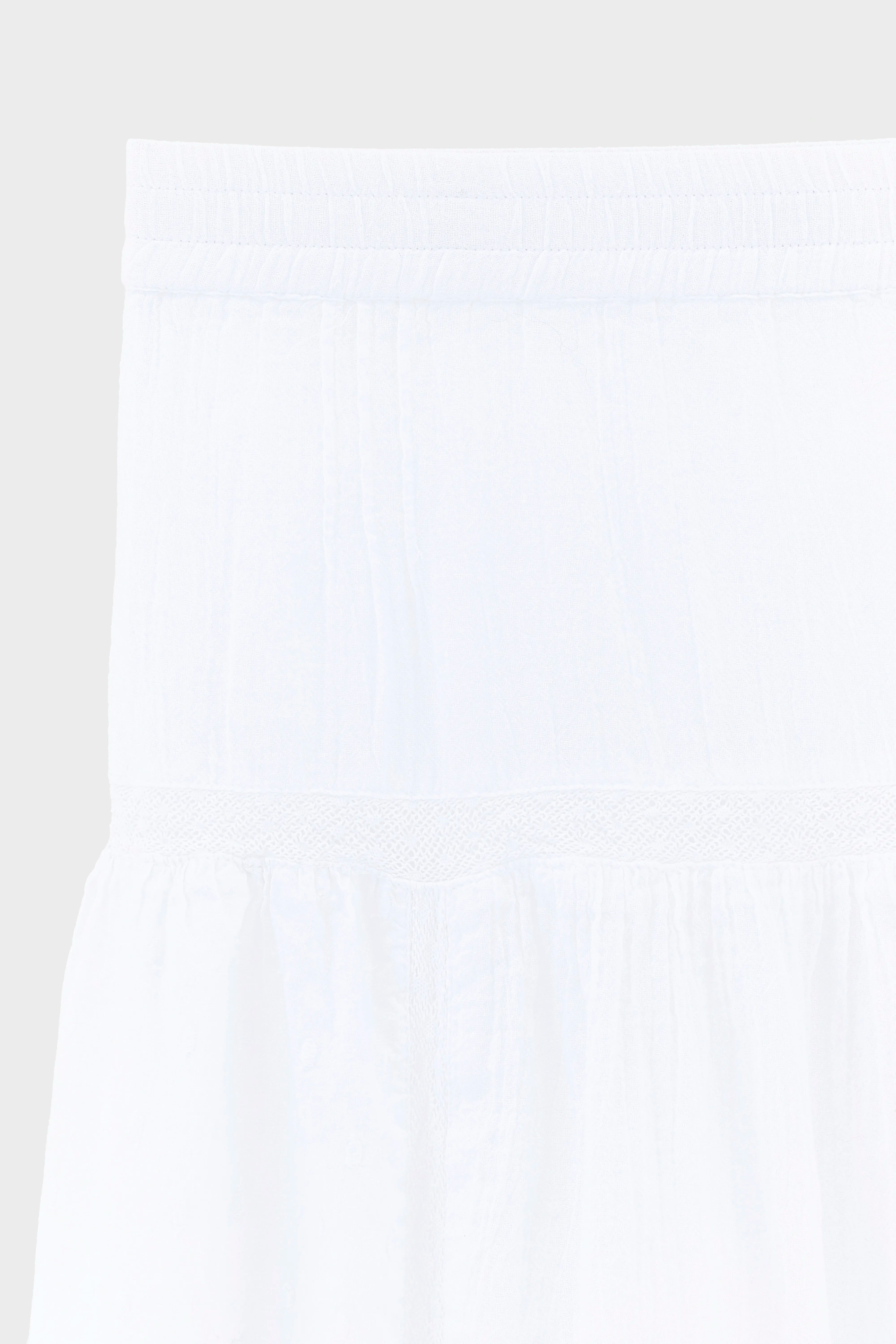 Hocus Lange Rok - White Voor Meisjes | Bellerose