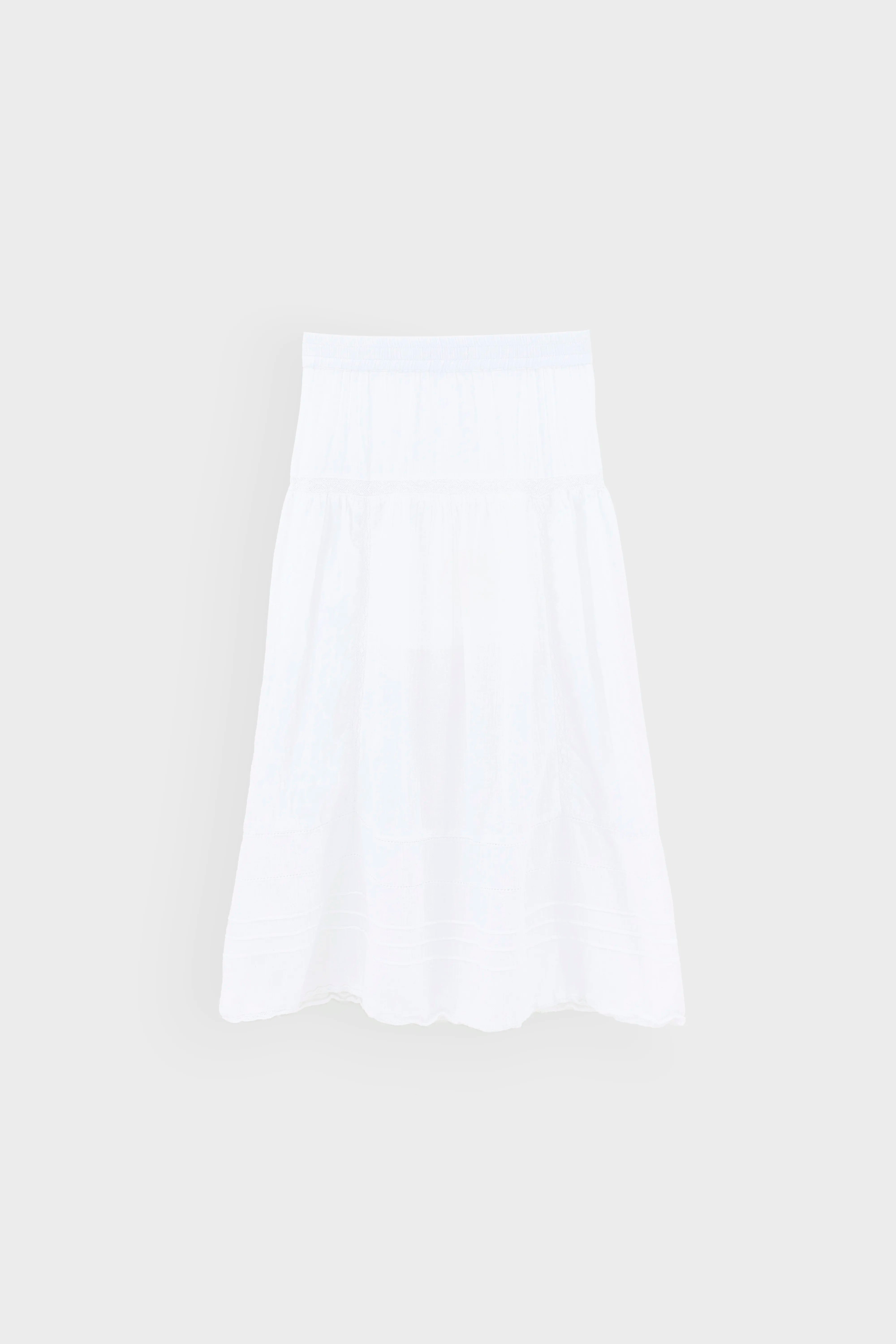 Hocus Lange Rok - White Voor Meisjes | Bellerose