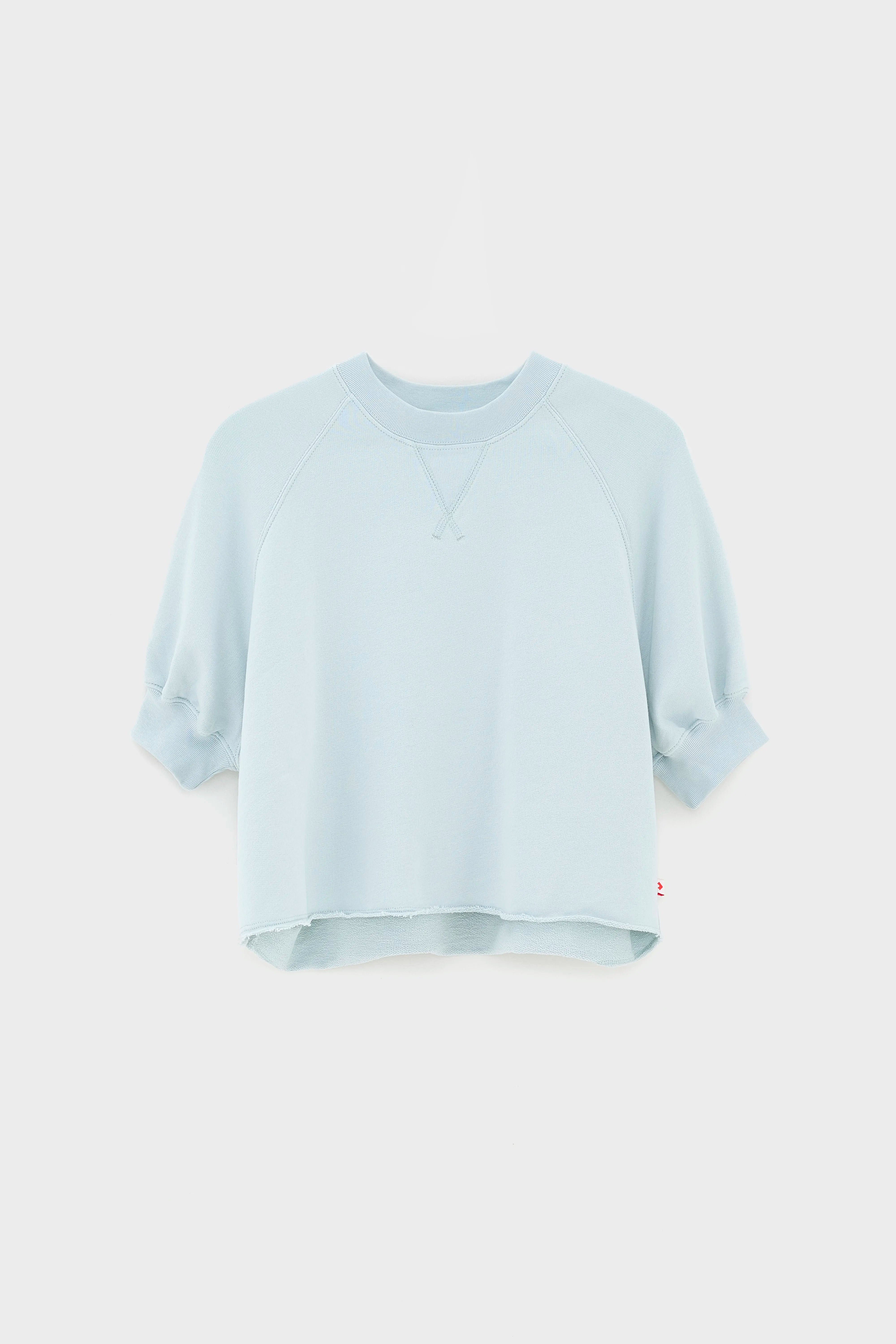 Fabini Sweatshirt Met Korte Mouwen - Aqua Voor Meisjes | Bellerose