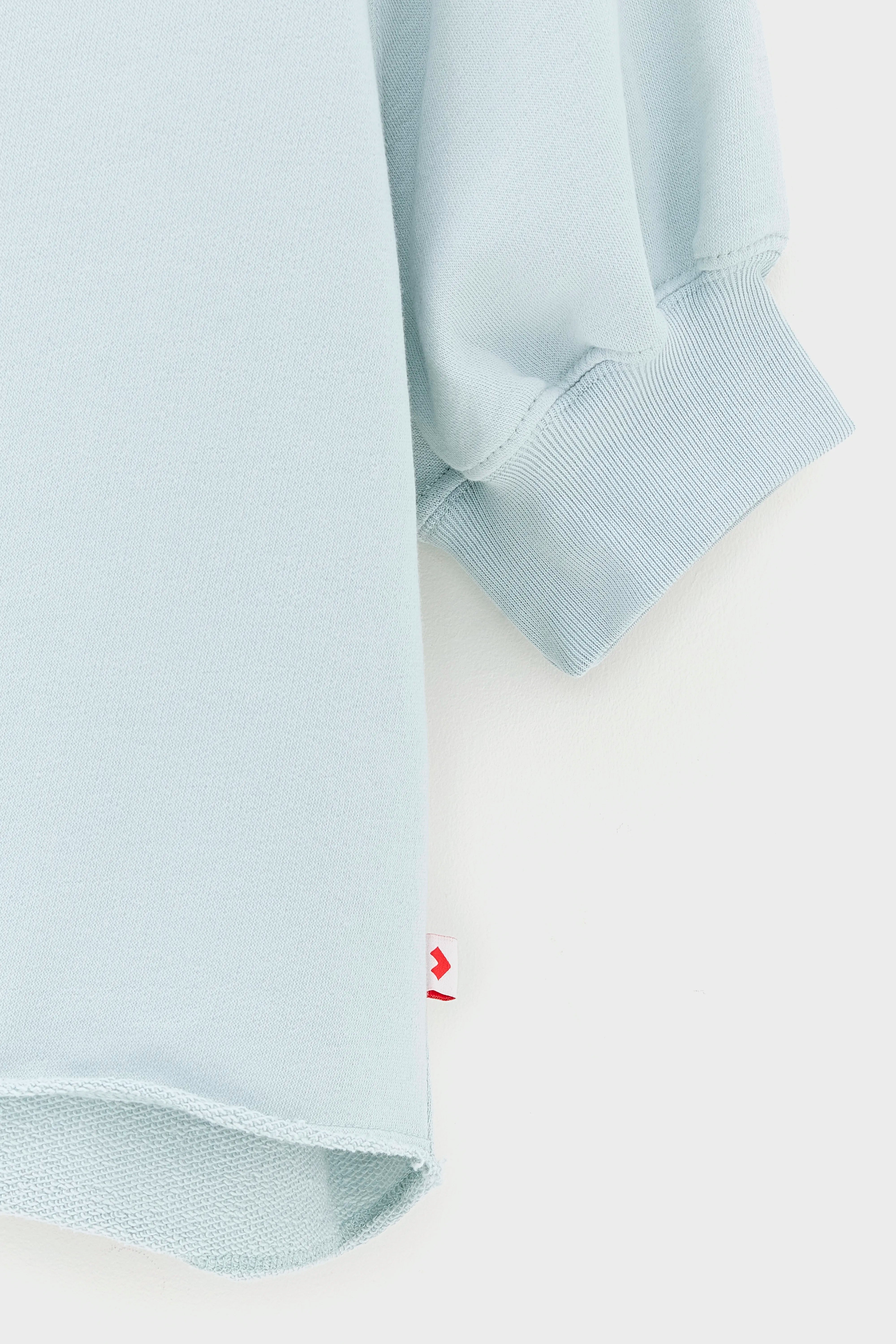 Fabini Sweatshirt Met Korte Mouwen - Aqua Voor Meisjes | Bellerose