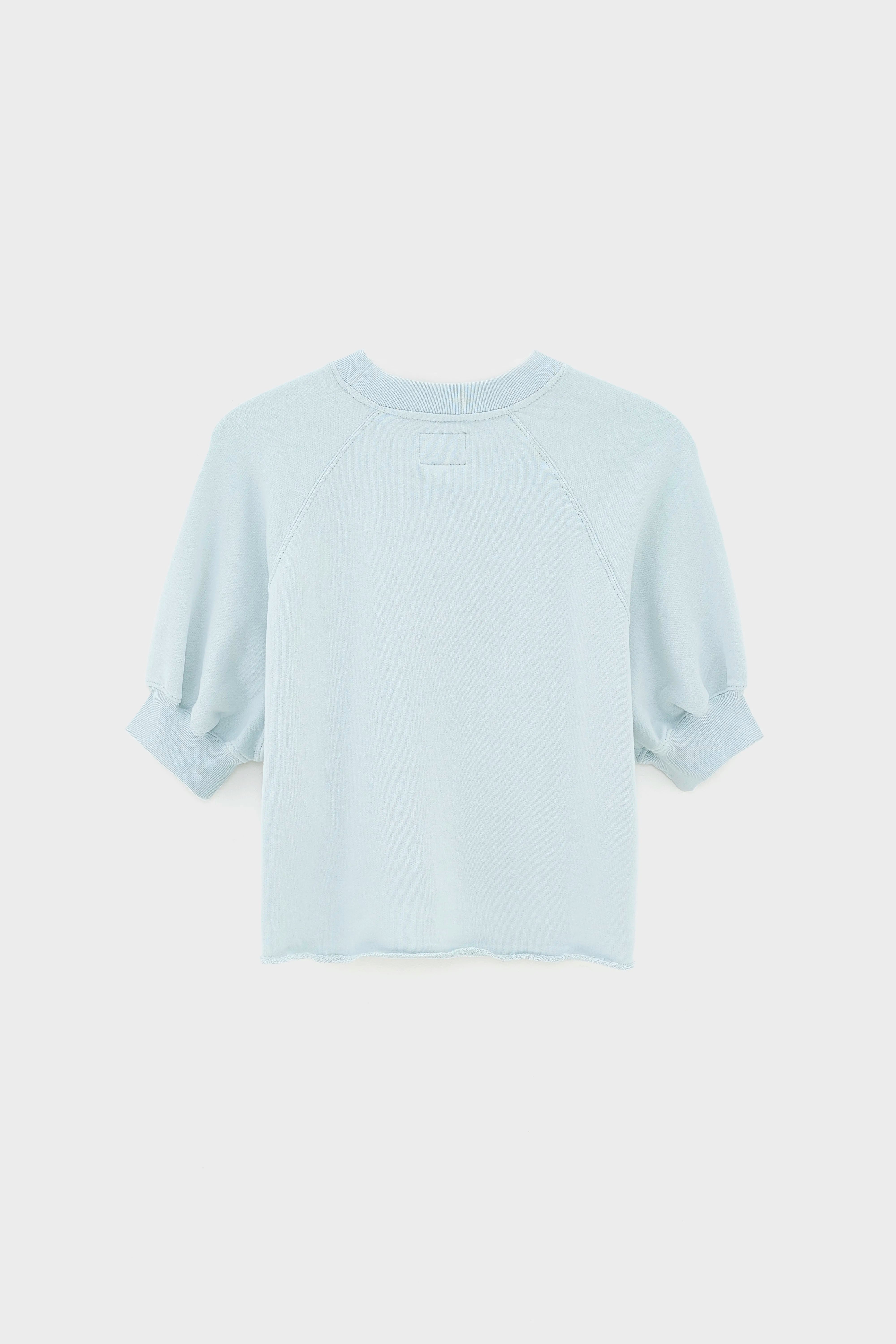 Fabini Sweatshirt Met Korte Mouwen - Aqua Voor Meisjes | Bellerose