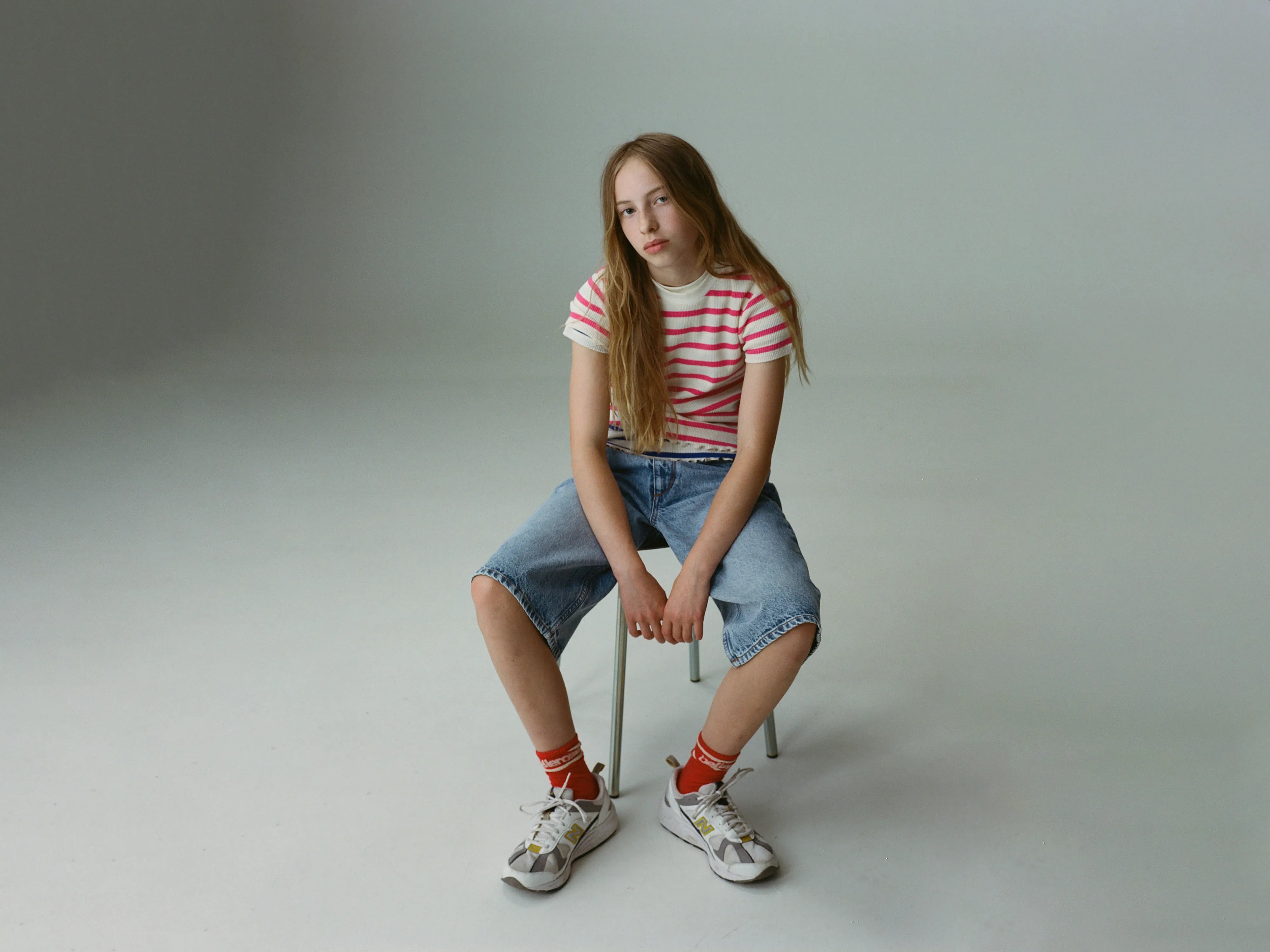 Aveli slim fit t-shirt (261 / G / STRIPE A)