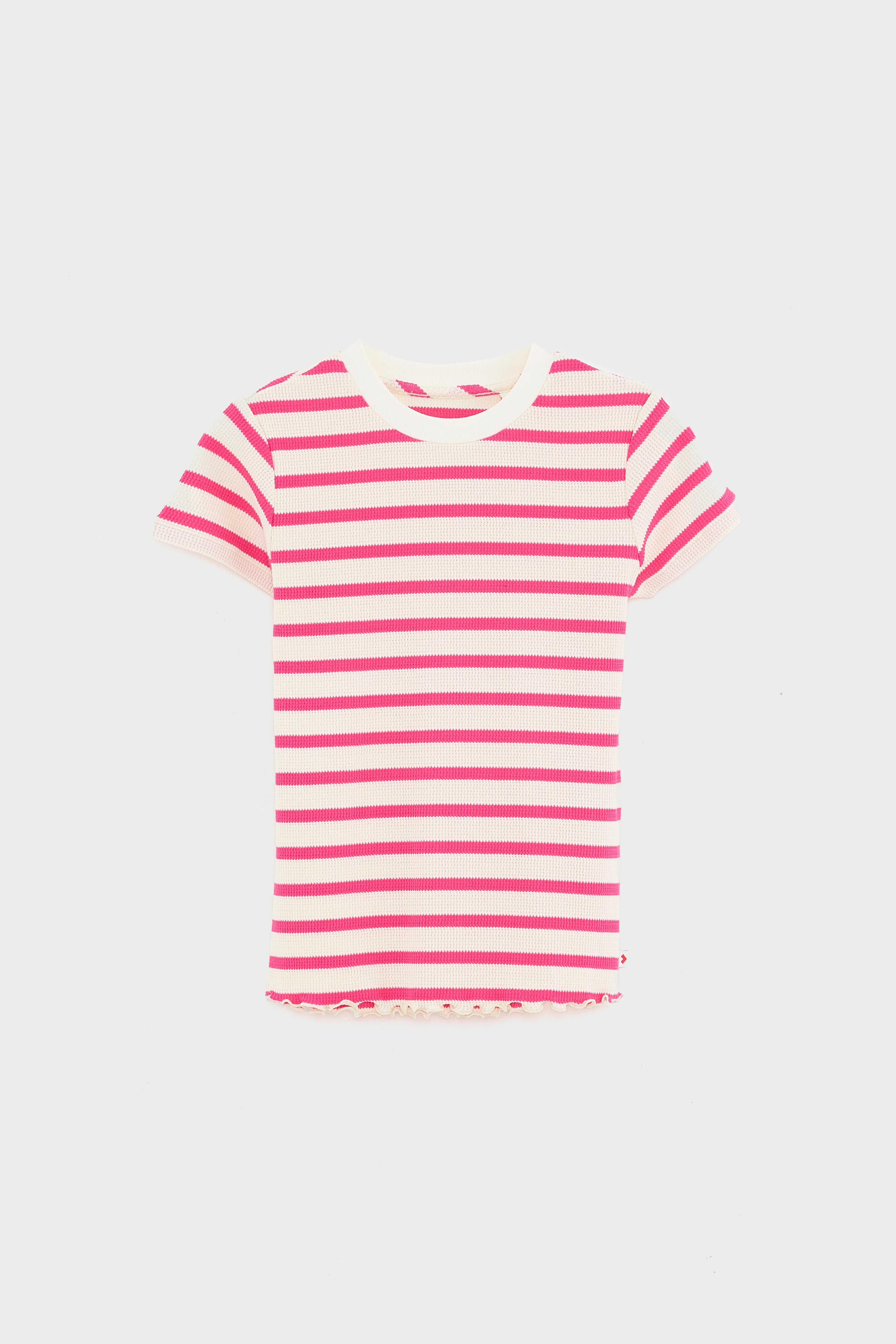 Aveli Slim Fit T-shirt - Stripe a Voor Meisjes | Bellerose
