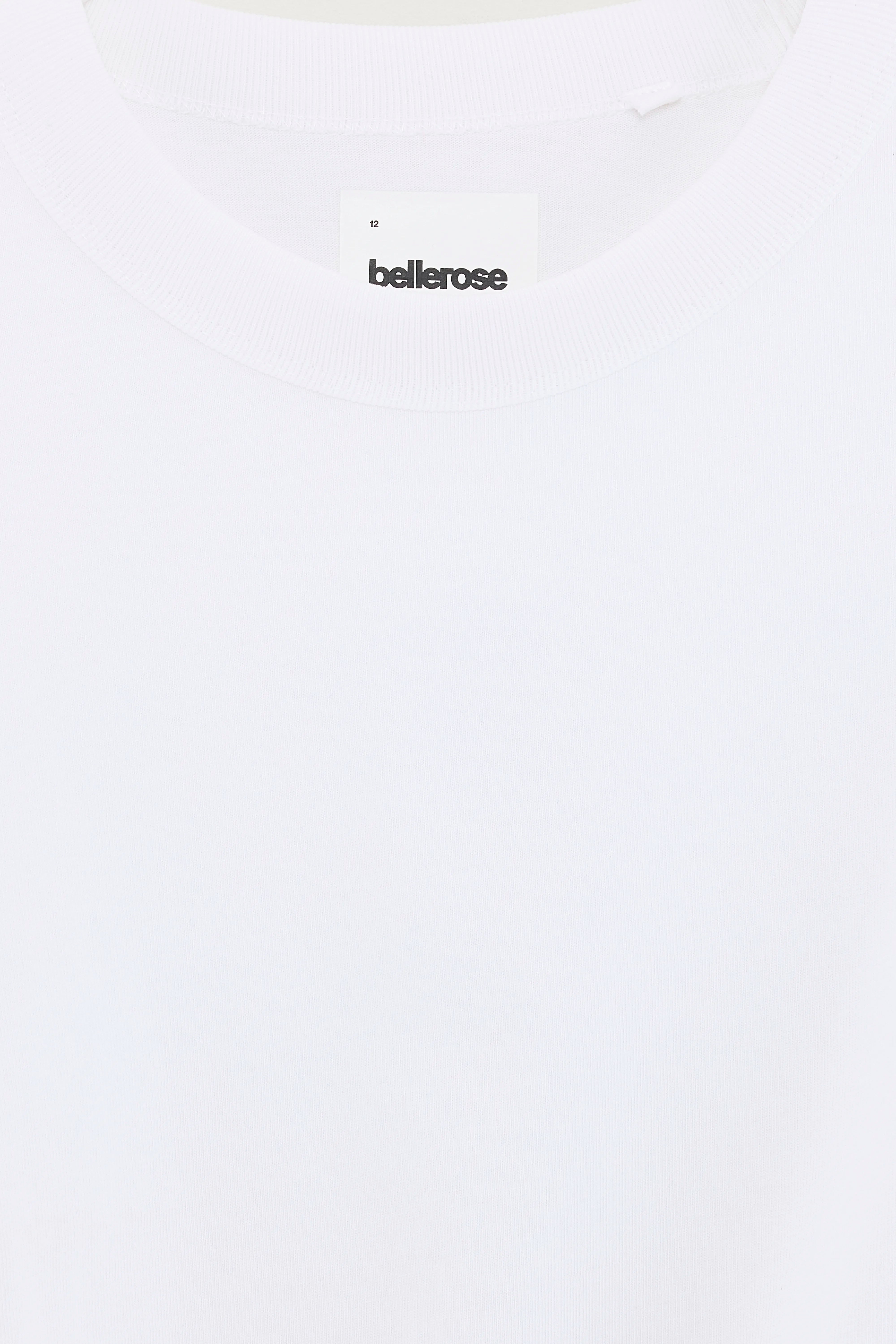 Casel Cropped T-shirt - White Voor Meisjes | Bellerose