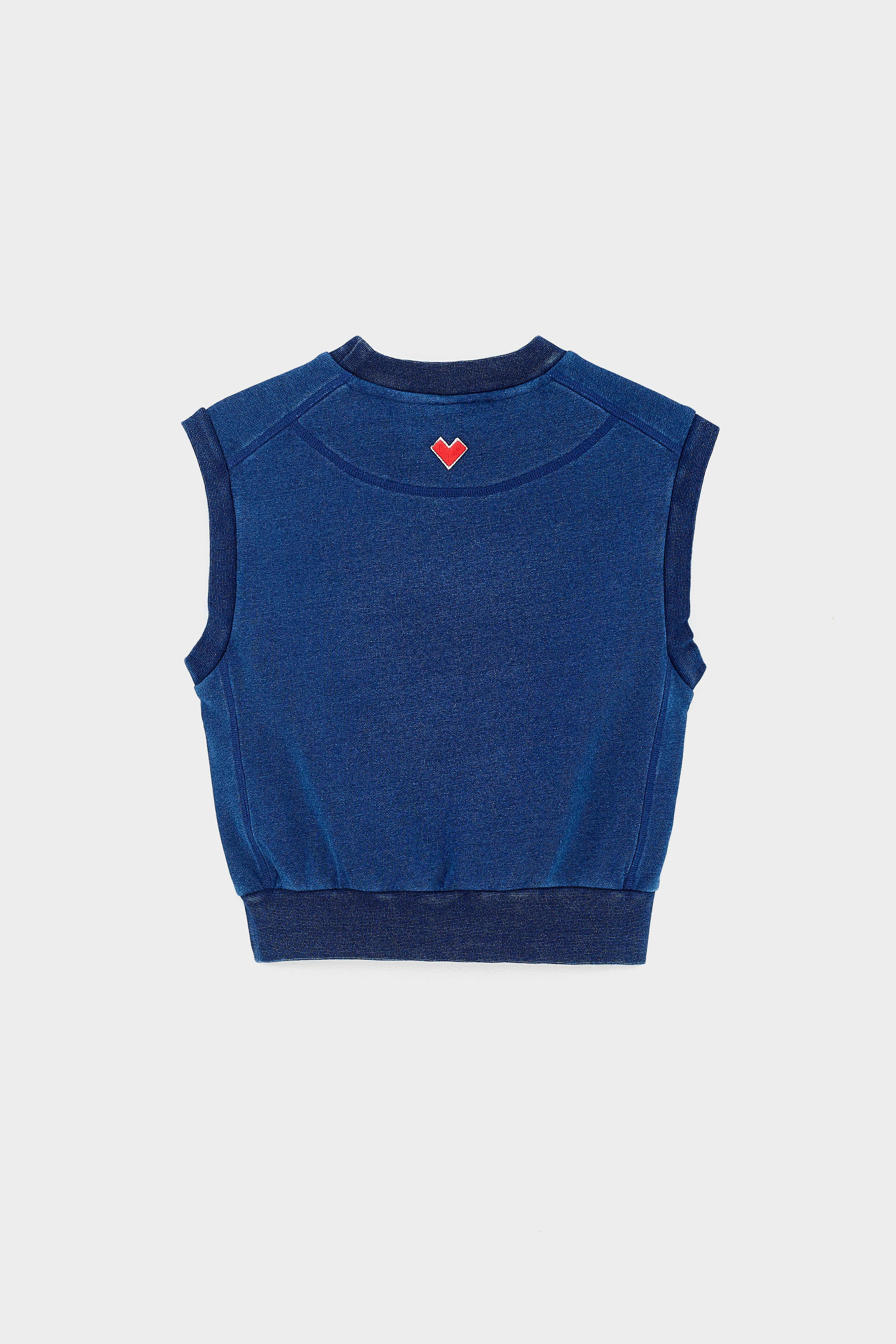 Sweatshirt Sans Manches Azula - Indigo Pour Fille | Bellerose