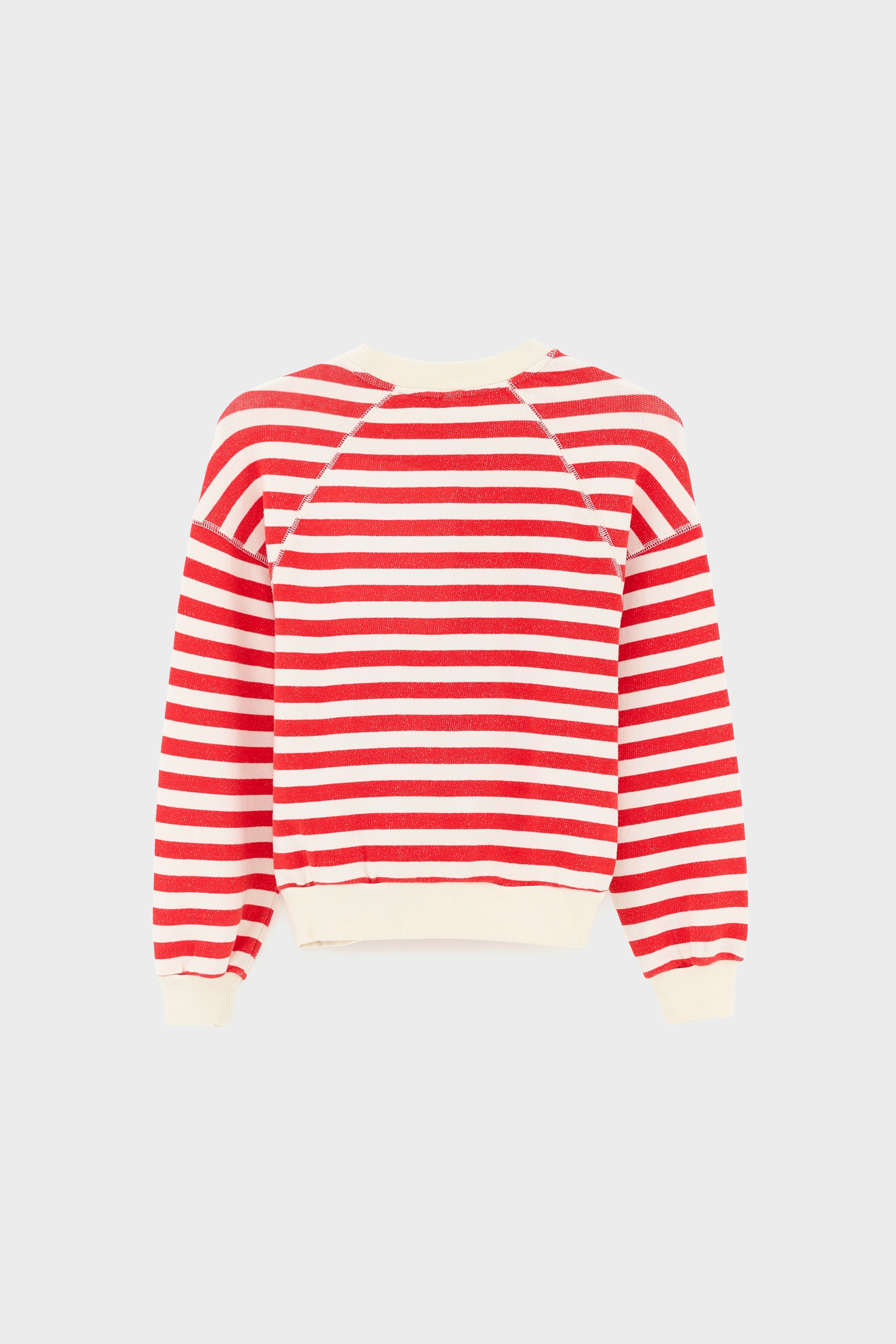Fanchi Gestreepte Sweatshirt - Massai red / Whisper Voor Meisjes | Bellerose