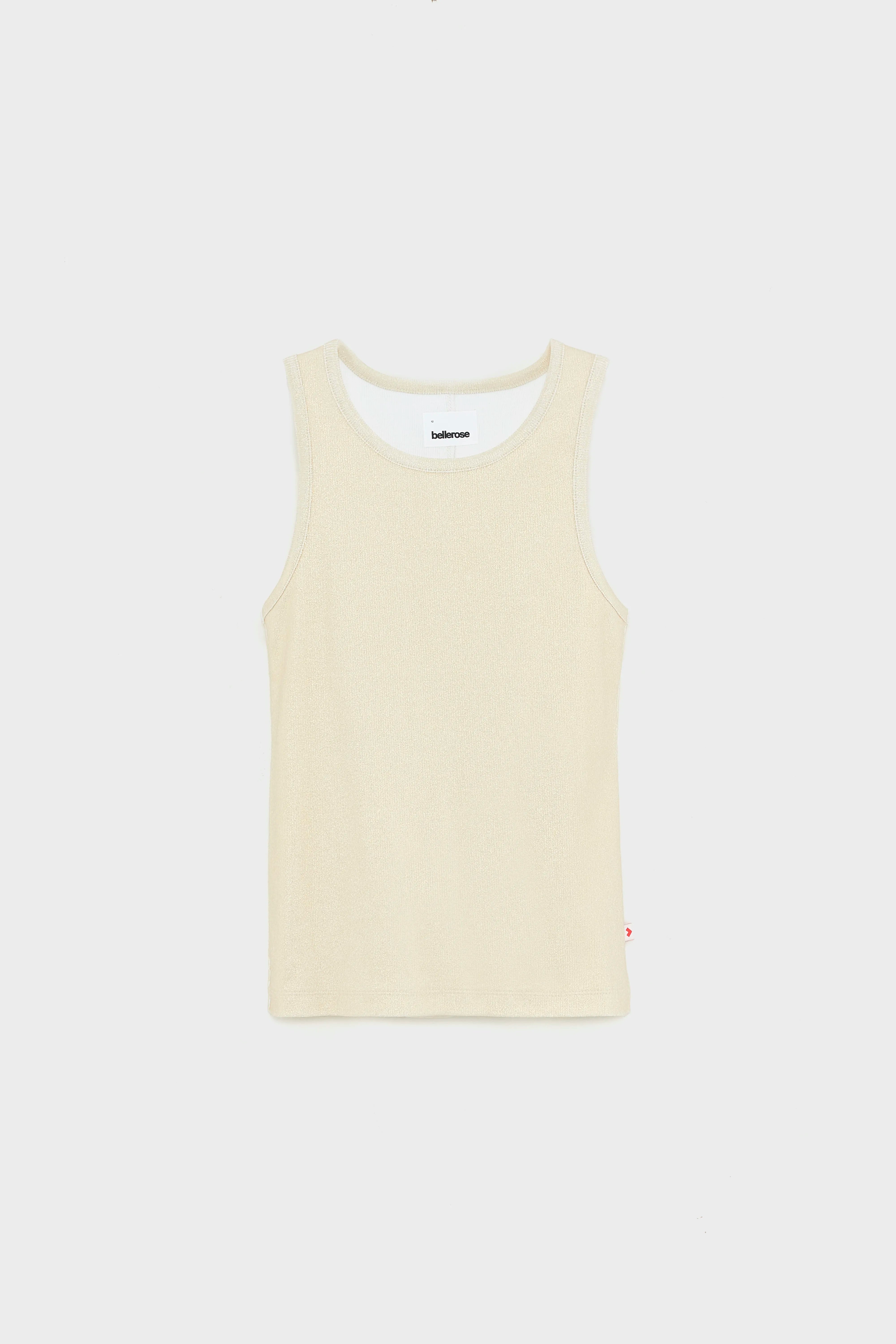 Fammy Slim Fit Tanktop - Gold Voor Meisjes | Bellerose