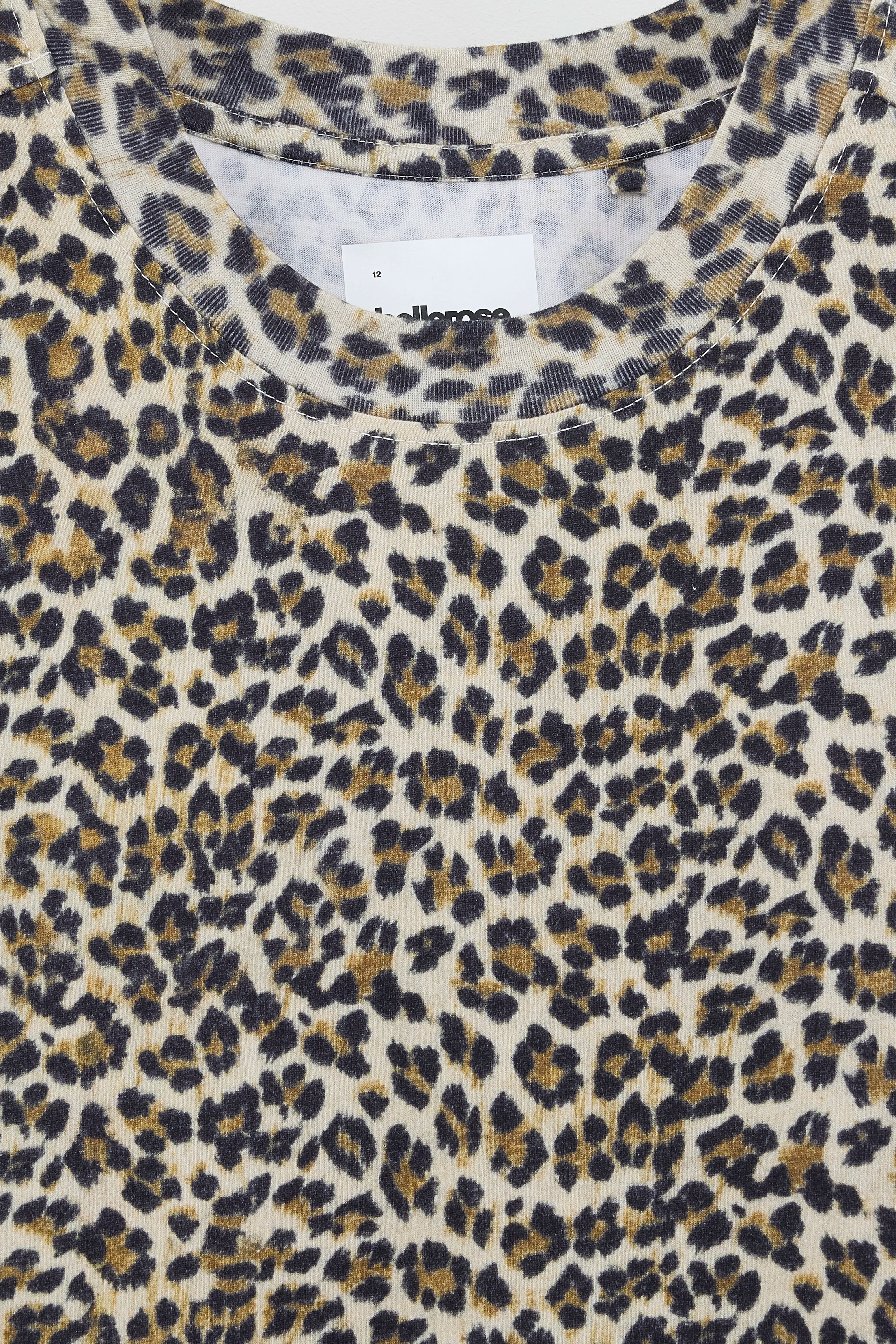 Cindo Cropped T-shirt - Black / Cream / Mustard For Girls | Bellerose