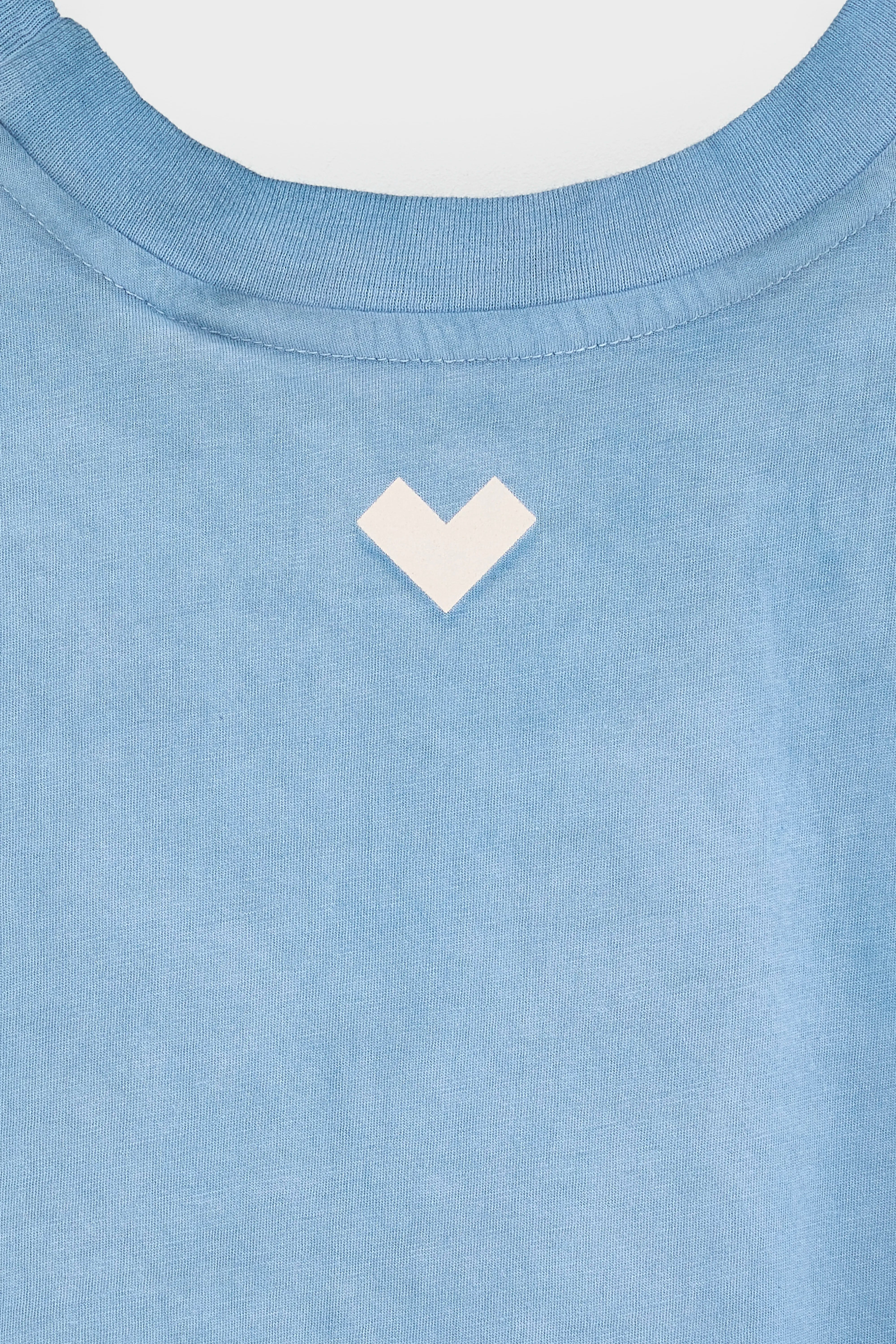 Cindo Cropped T-shirt - Chambray Voor Meisjes | Bellerose