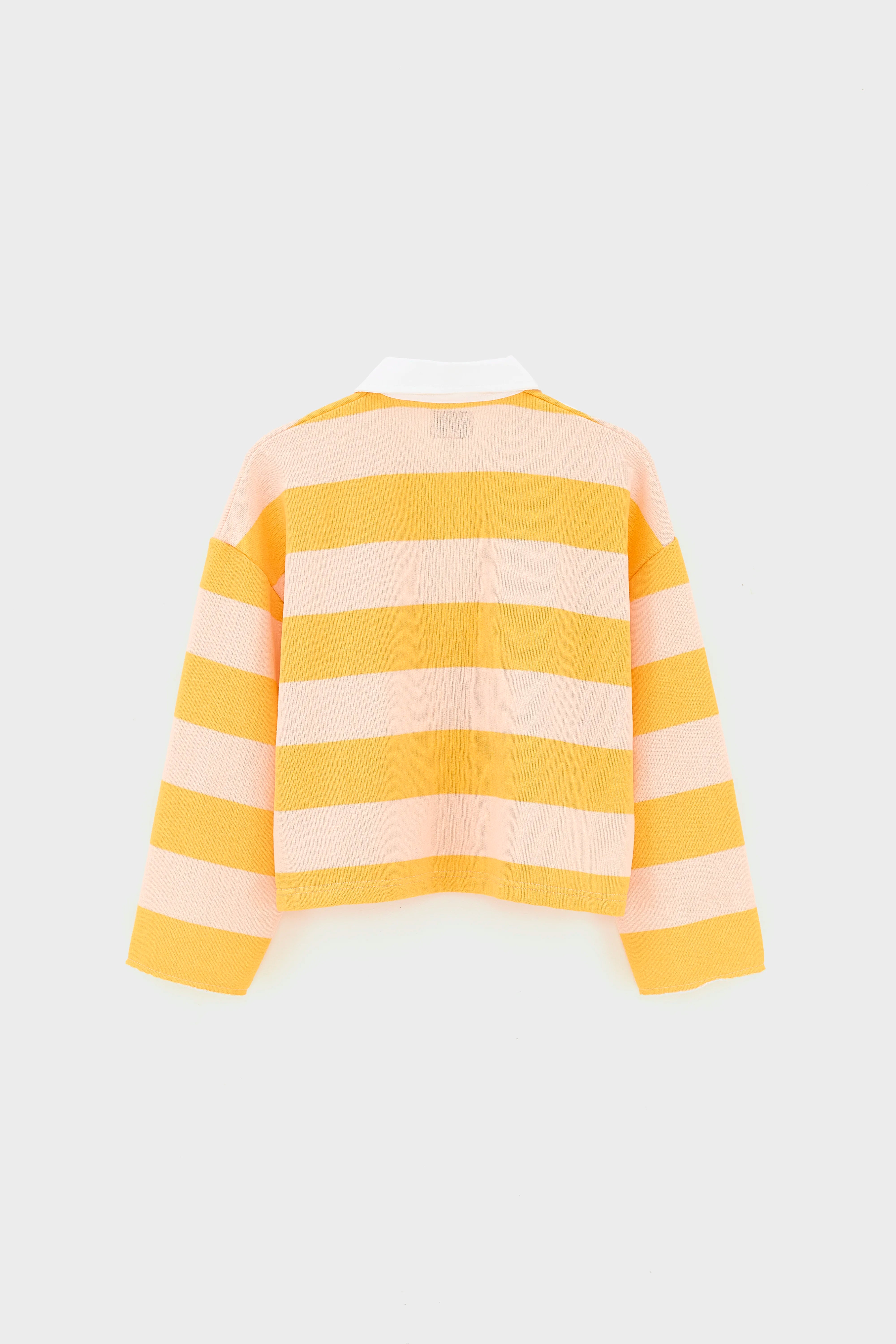 Fruta Striped Polo - Girasole / Light rose For Girls | Bellerose
