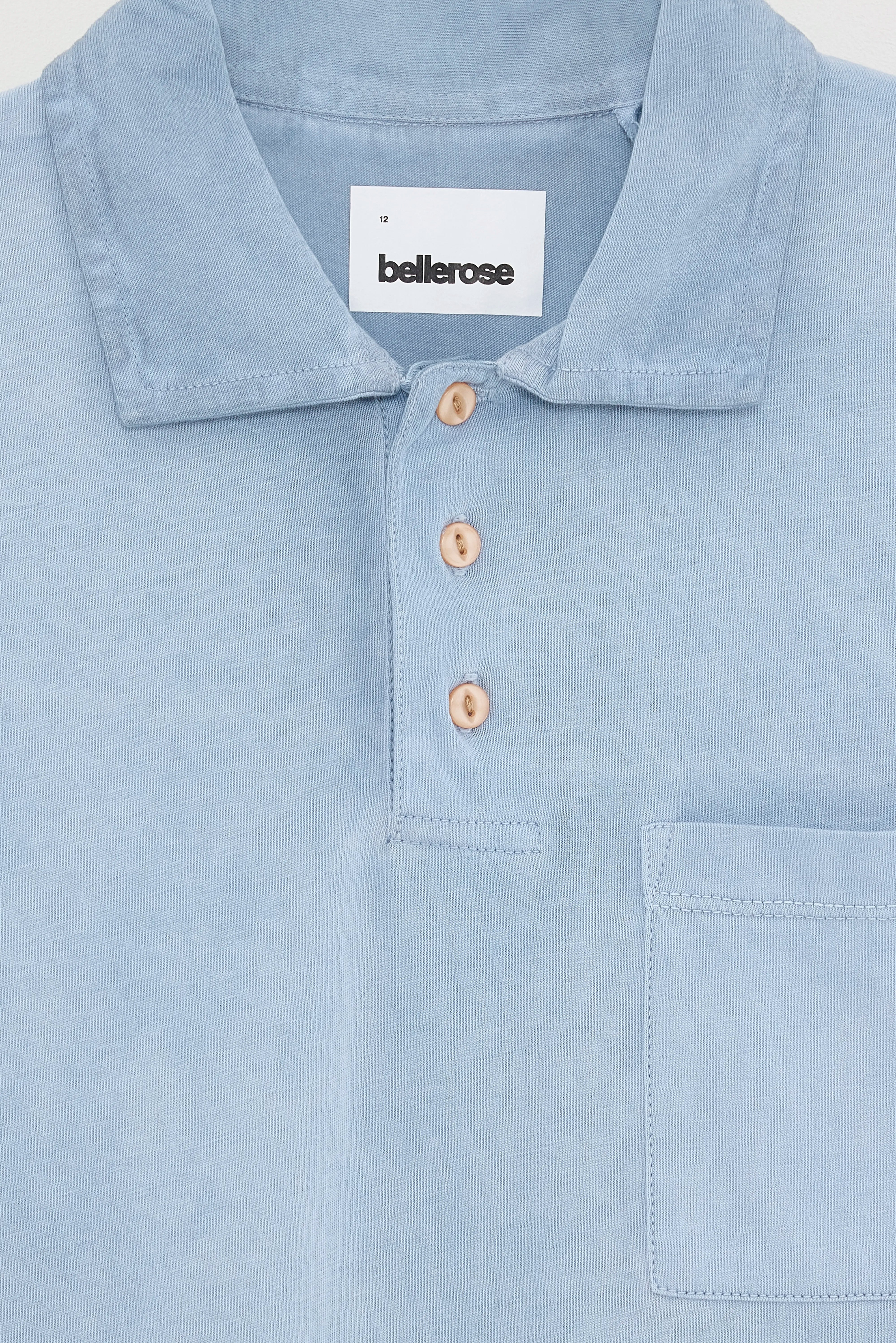 Polo Classique Komiu - Chambray Pour Garçon | Bellerose