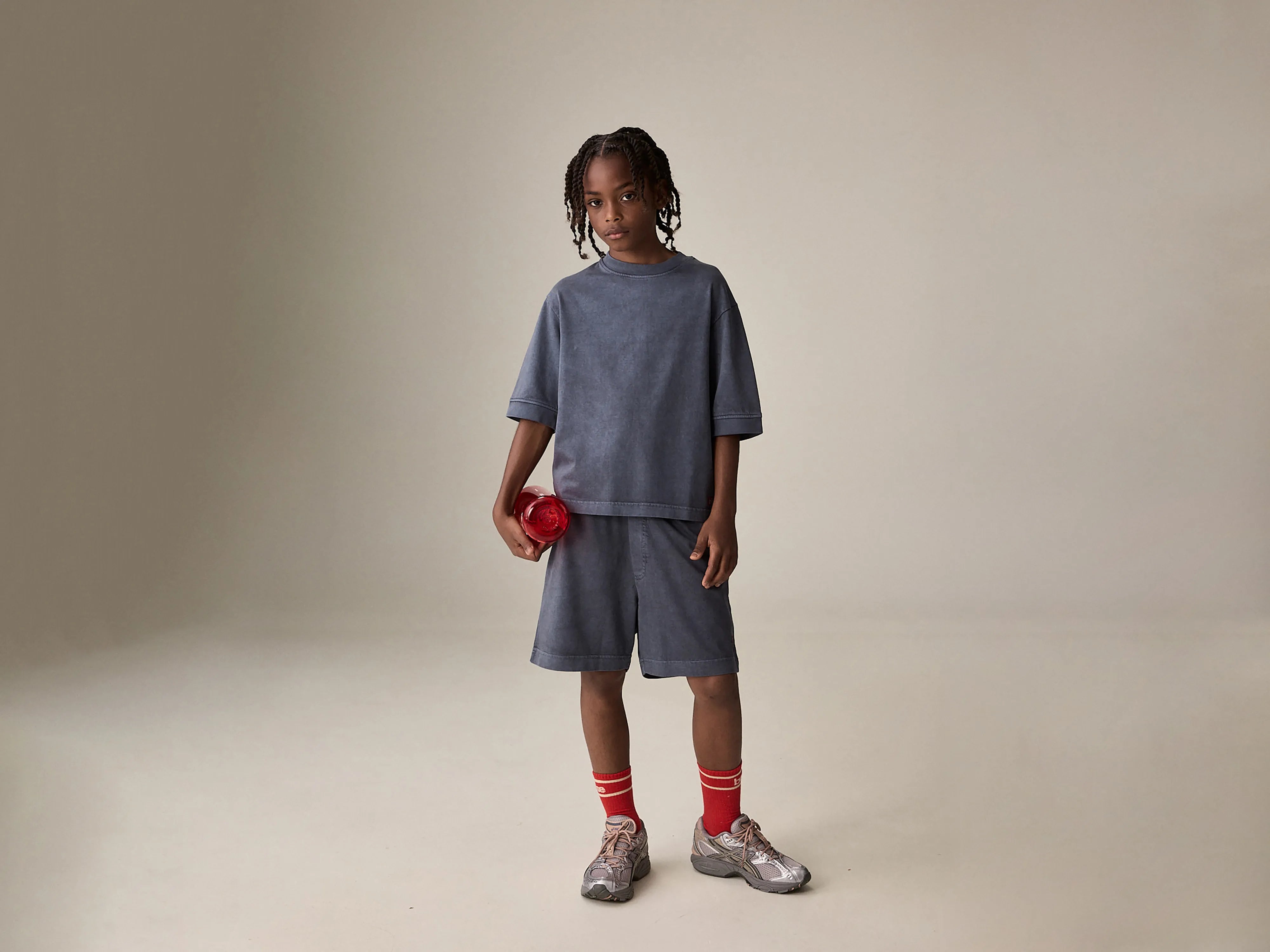 Cursty short-sleeve t-shirt (261 / B / BLACK SAND)