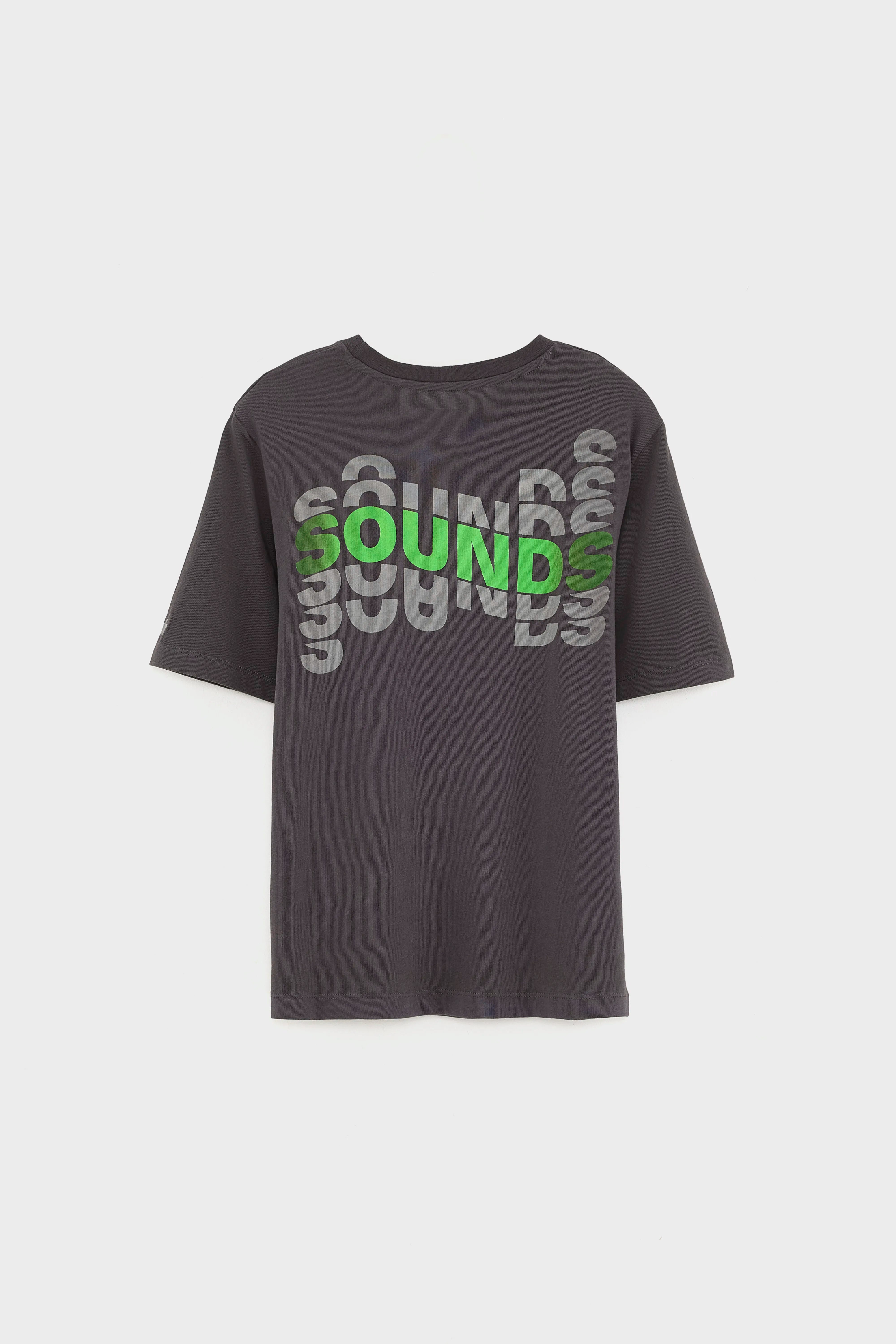 Kenny T-shirt Met Korte Mouwen - Black sand Voor Jongens | Bellerose