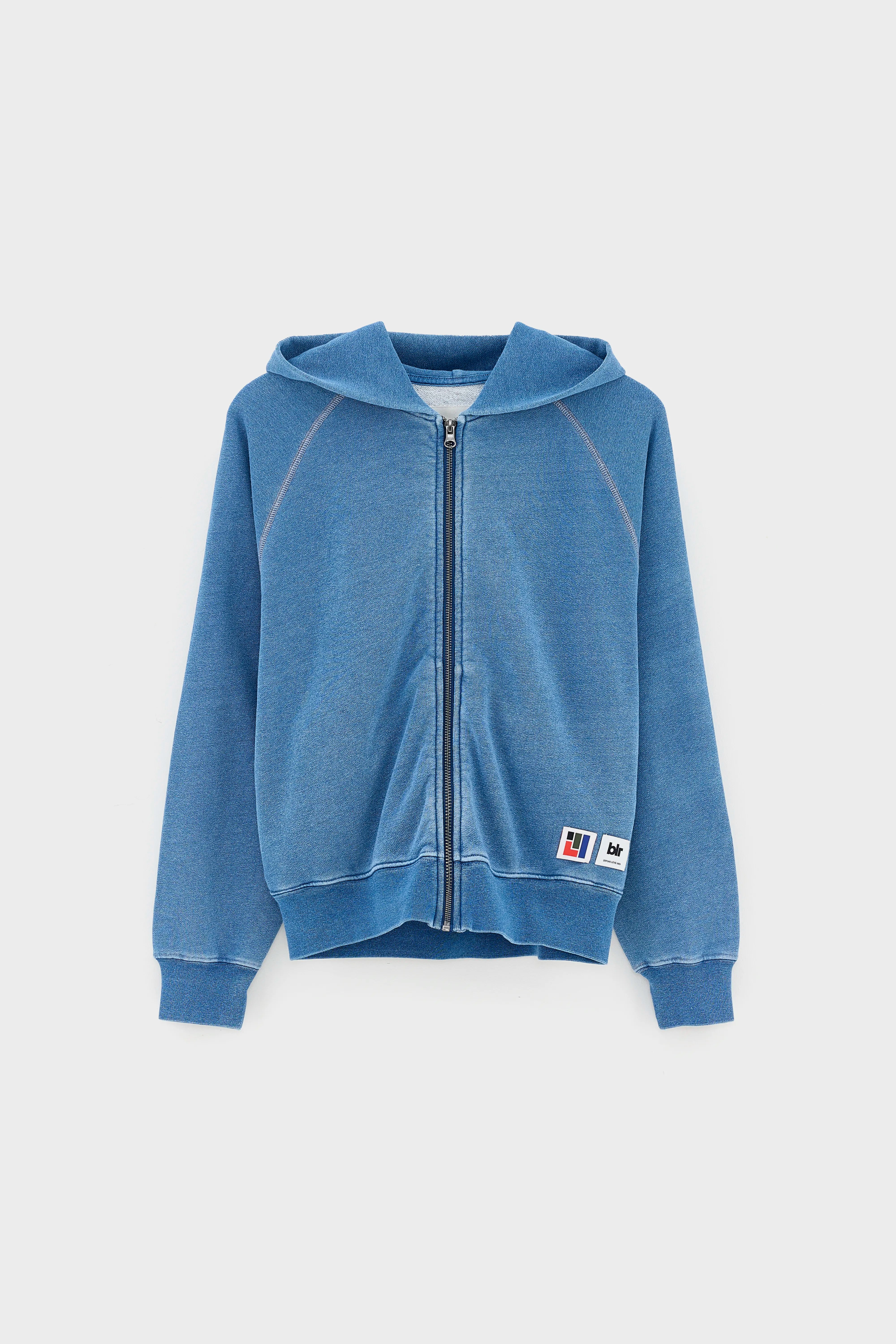 Fieko Zipped Hoodie - Blue jeans For Boys | Bellerose