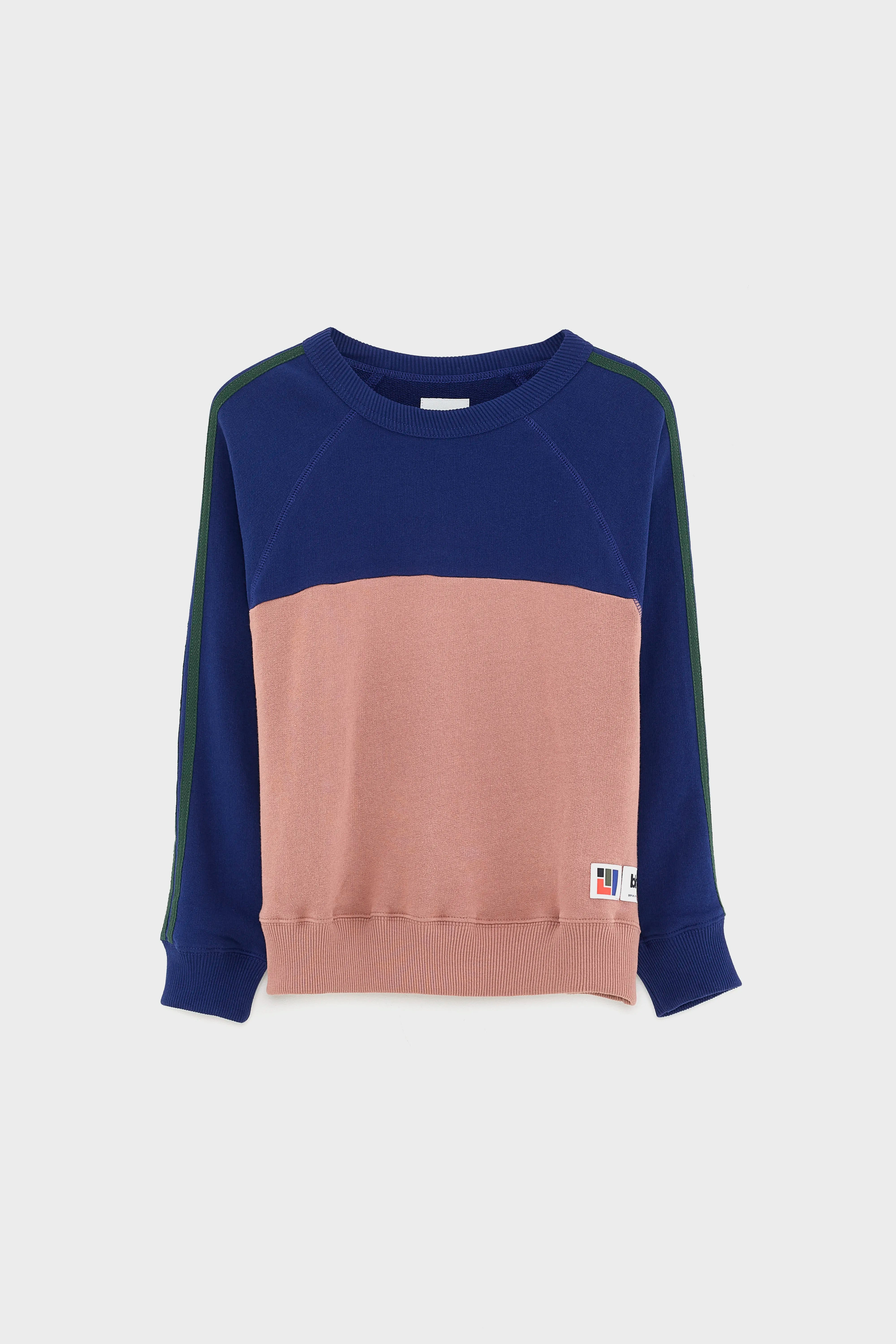 Charls Sweatshirt Met Ronde Hals - Indigo / Walnut Voor Jongens | Bellerose