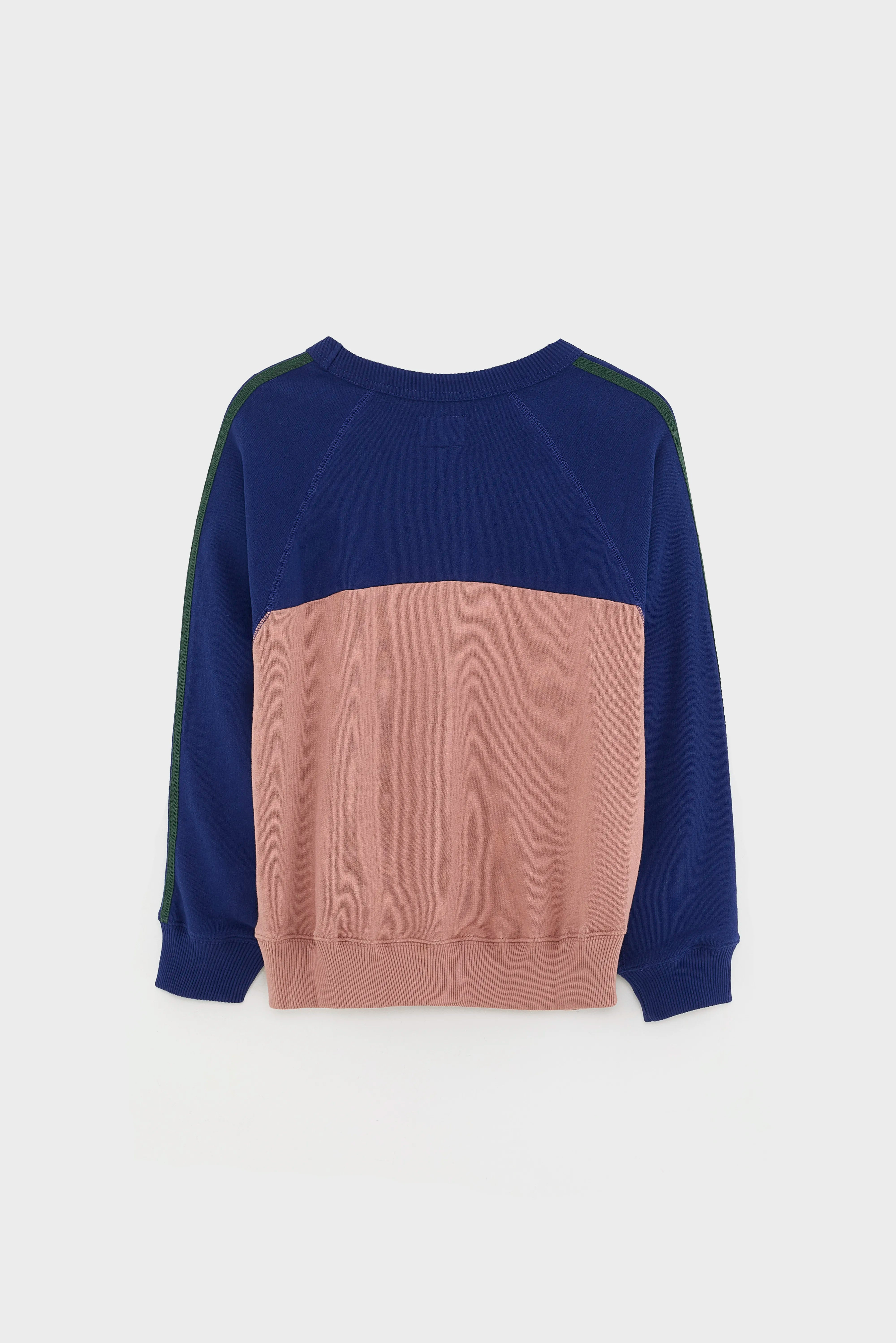 Charls Sweatshirt Met Ronde Hals - Indigo / Walnut Voor Jongens | Bellerose