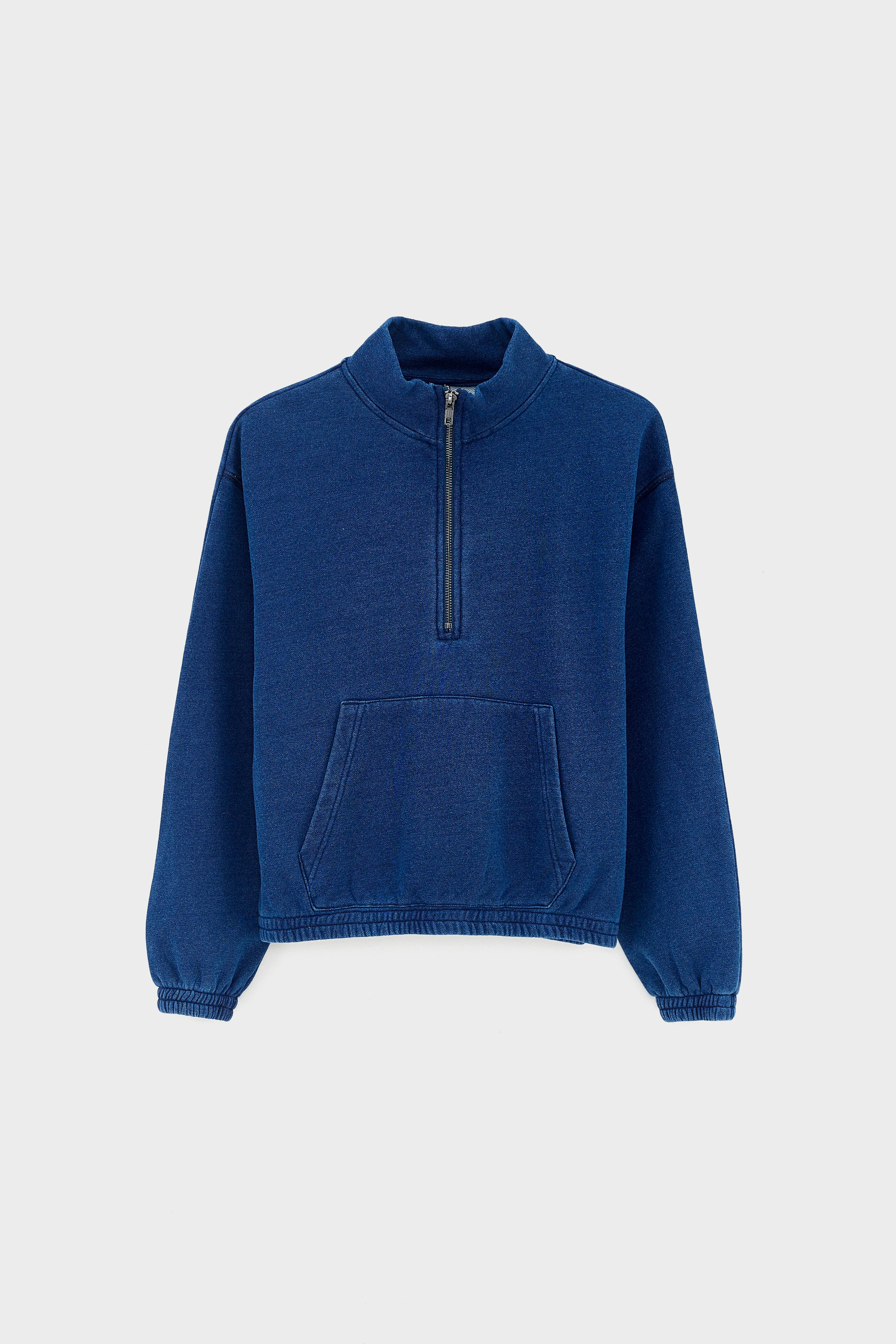 Fabril half-zipped sweatshirt (261 / B / INDIGO)
