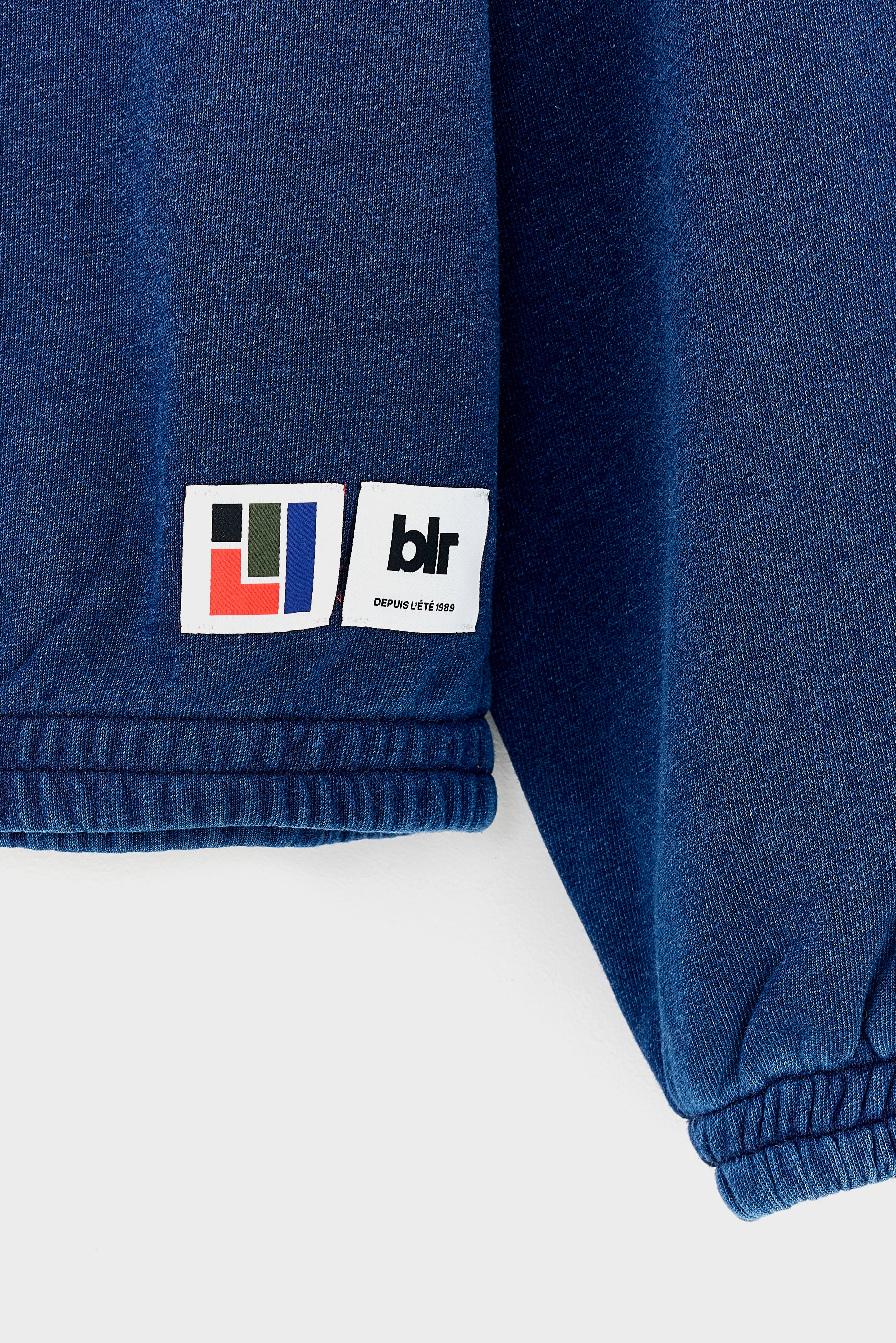 Fabril Sweatshirt Met Halve Rits - Indigo Voor Jongens | Bellerose