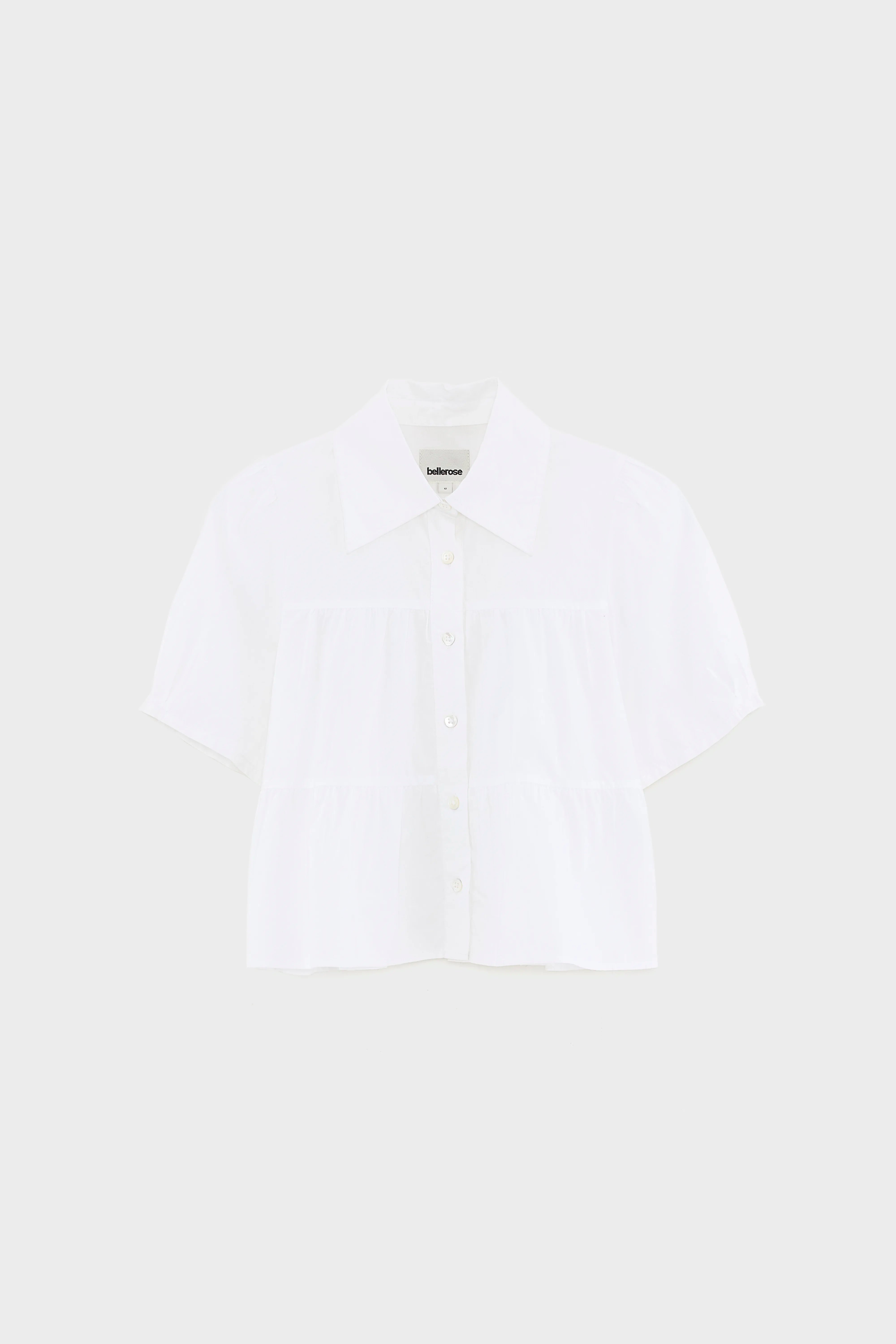 Helo cropped shirt (261 / G / WHITE)