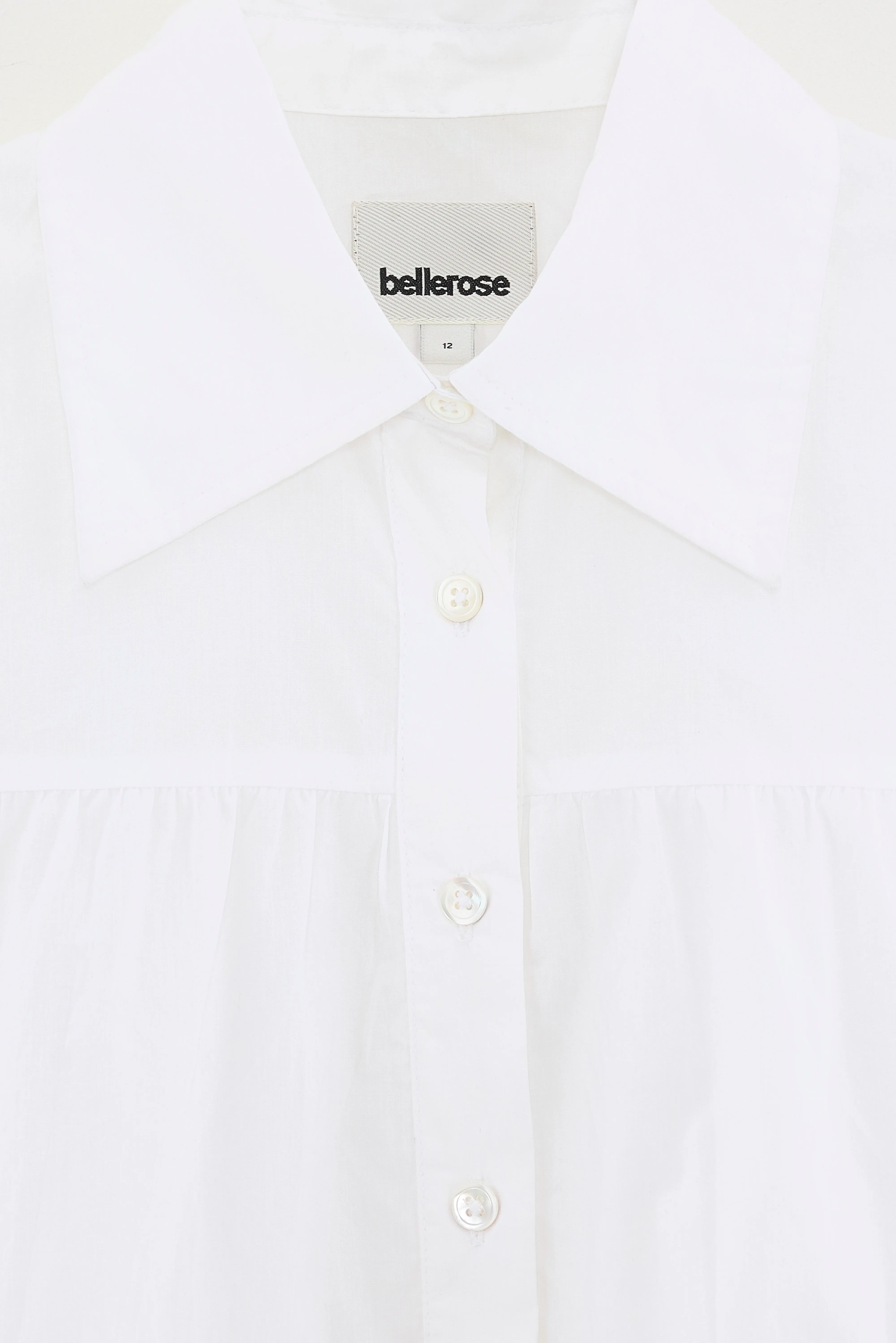 Helo cropped shirt (261 / G / WHITE)