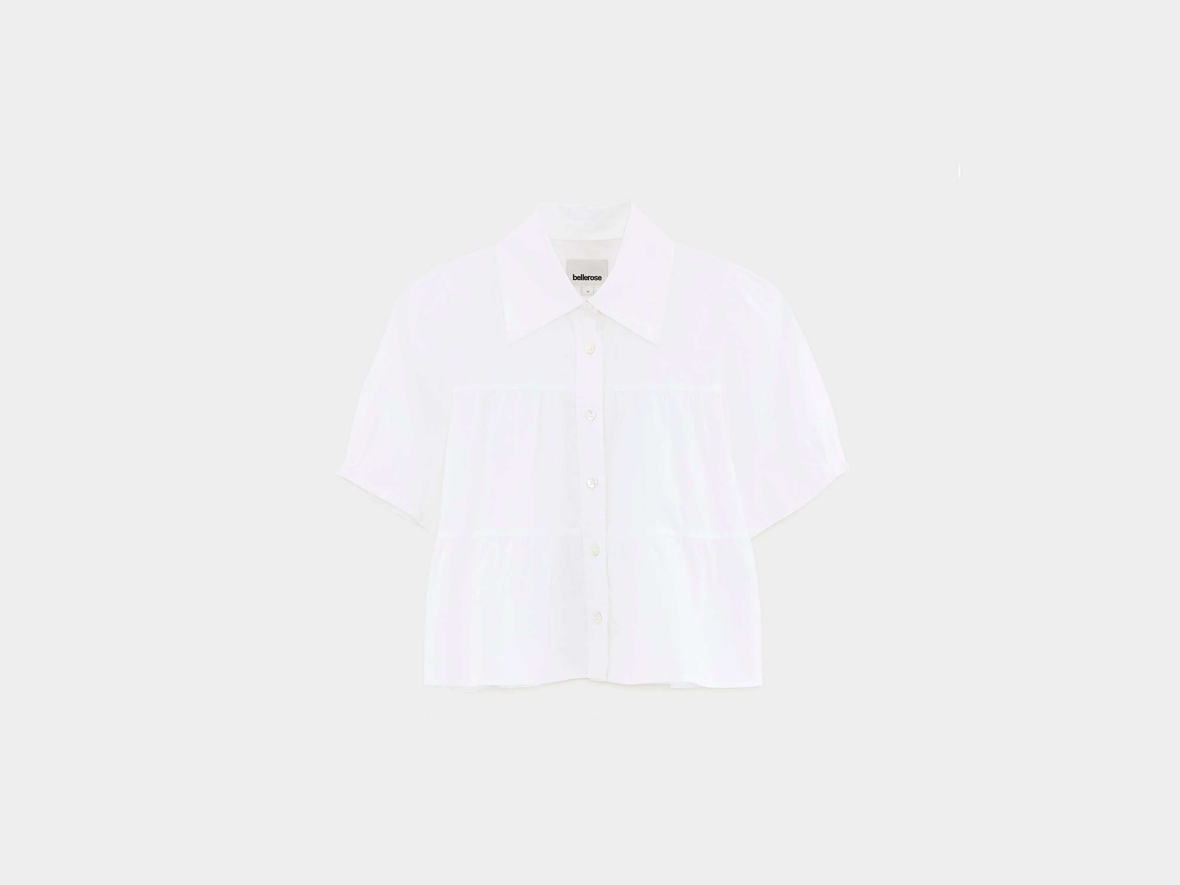 Helo cropped shirt (261 / G / WHITE)
