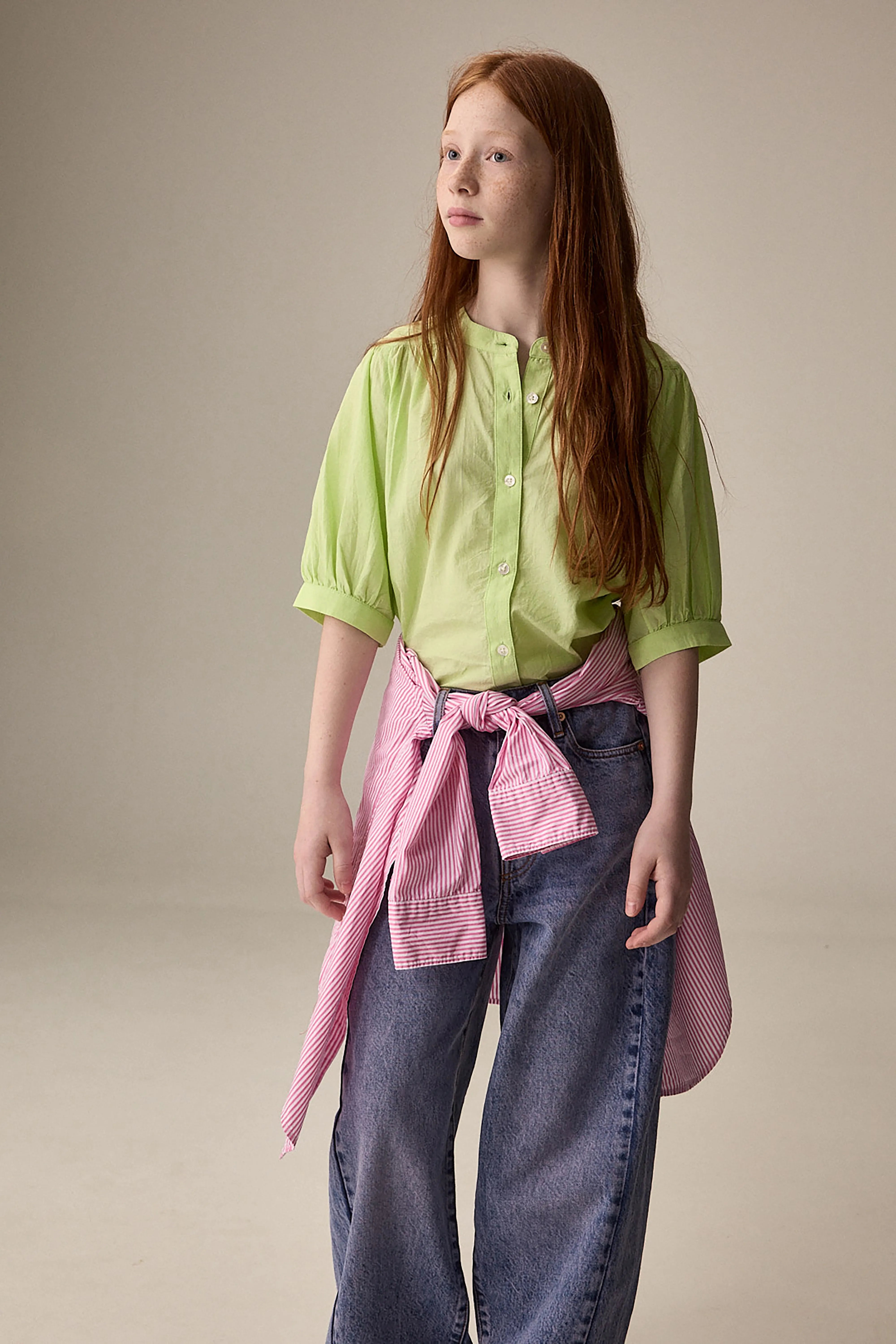 Blouse À Manches Courtes Hopsa - Paradise Pour Fille | Bellerose