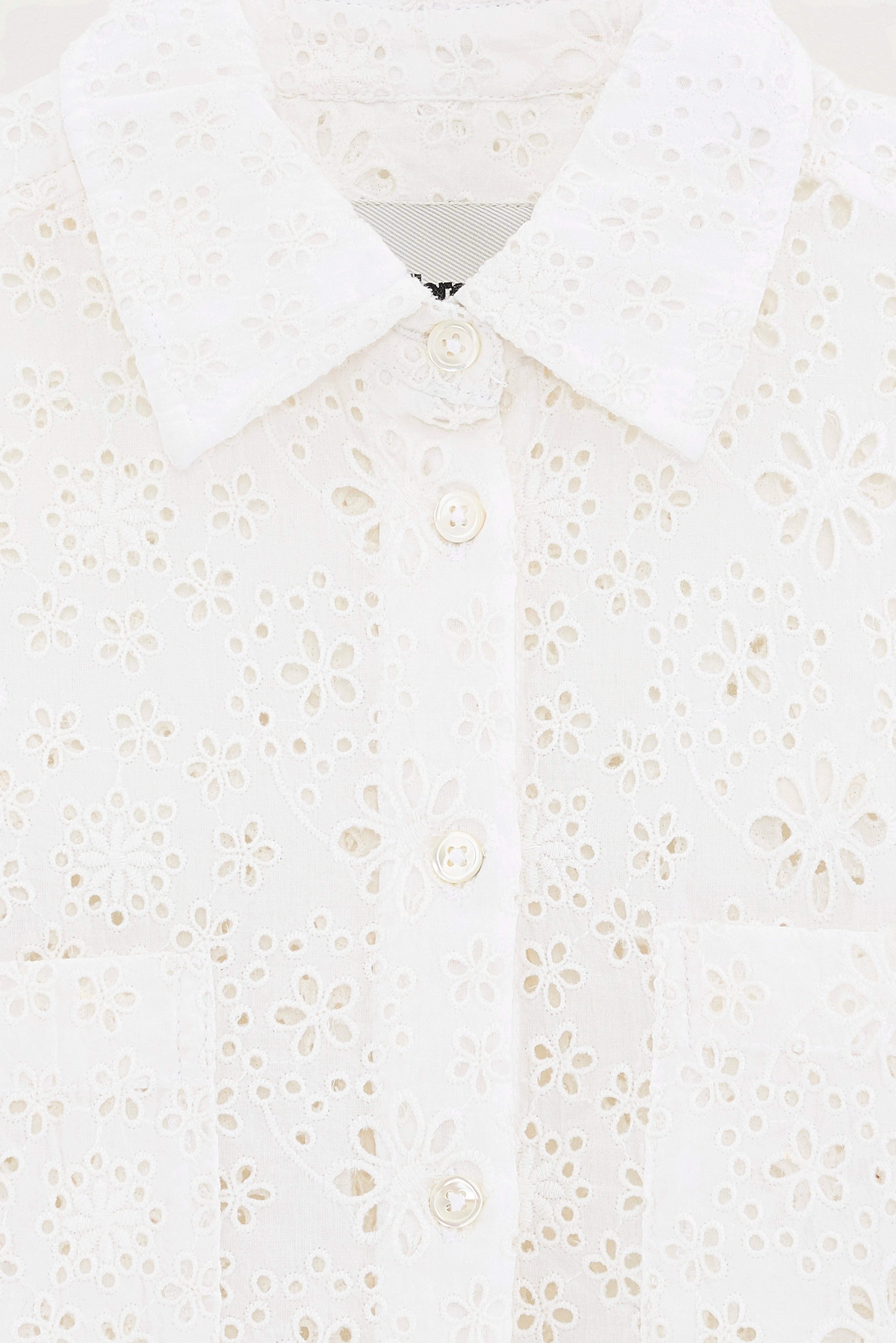 Chemise Courte Higgle - White Pour Fille | Bellerose